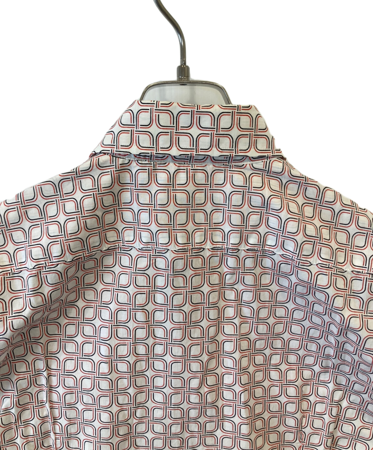 ★希少★廃盤★バーバリーブラックレーベル　ホースナイト柄　半袖シャツ　総柄　2 中古・古着通販】BURBERRY BLACK LABEL (バーバリーブラックレーベル