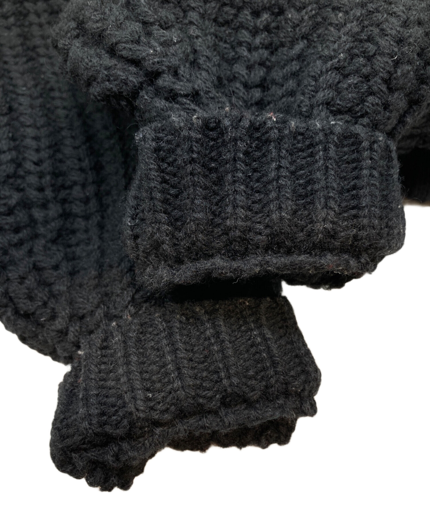 中古・古着通販】LEINWANDE (ラインヴァンド) Hand Knitted Patchwork