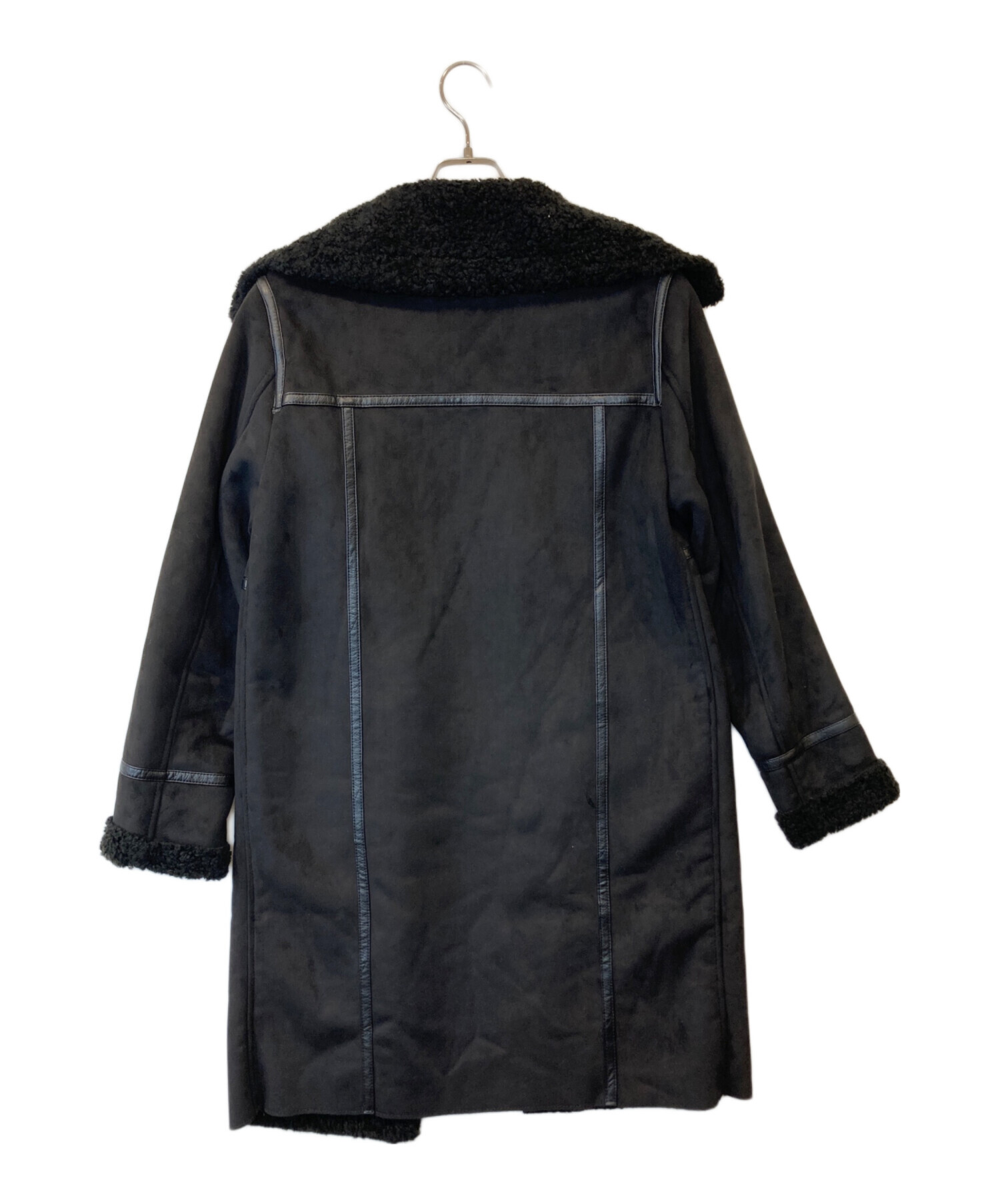 中古・古着通販】ZARA (ザラ) ムートンコート 2969/267 ブラック 