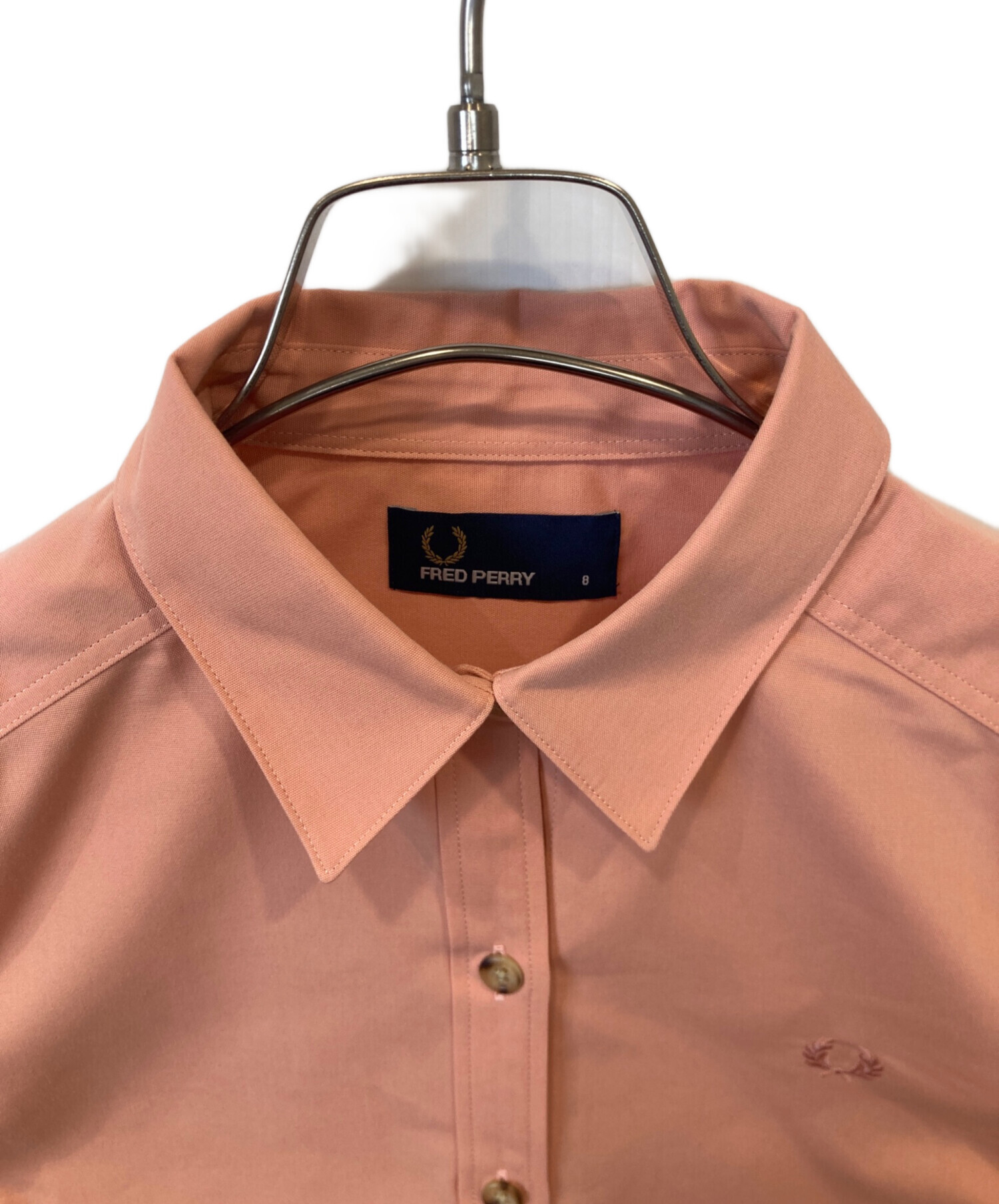 中古・古着通販】FRED PERRY (フレッドペリー) ウーブンシャツ ピンク 
