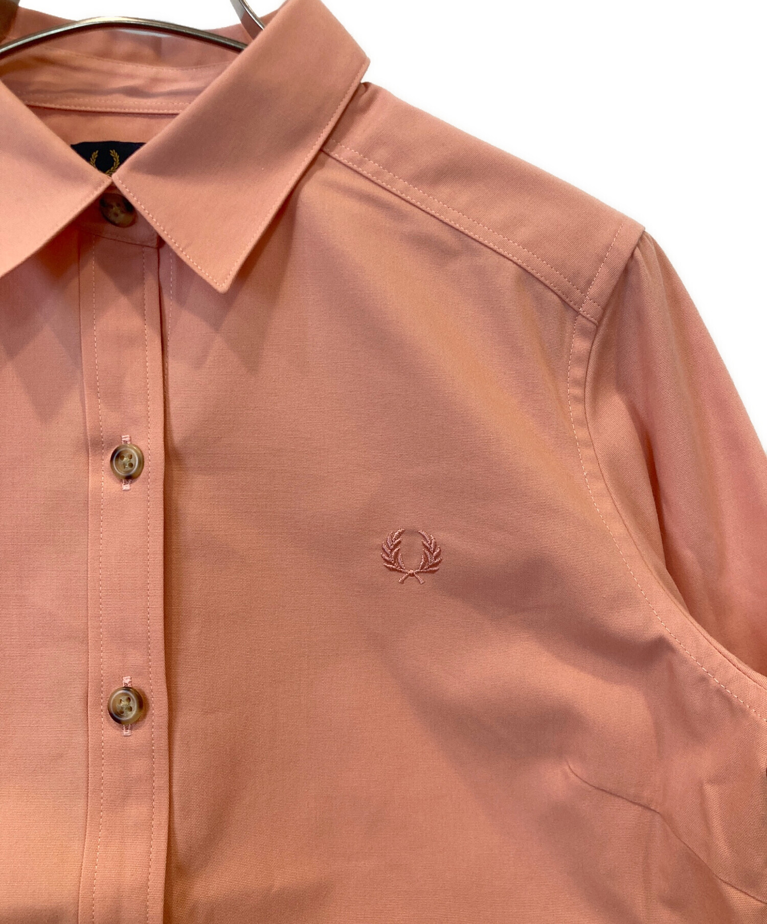 中古・古着通販】FRED PERRY (フレッドペリー) ウーブンシャツ ピンク 