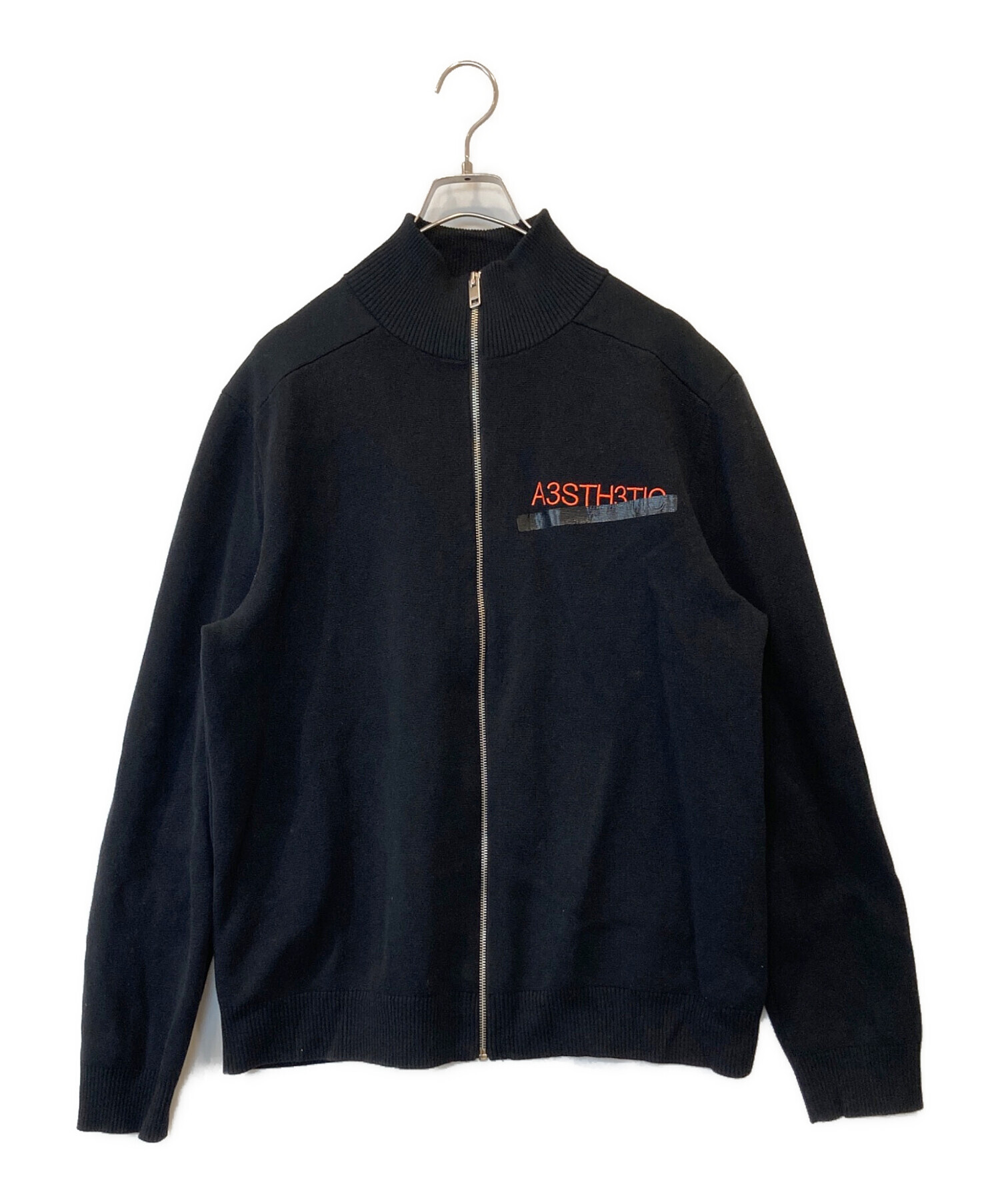 中古・古着通販】DIESEL (ディーゼル) ジップアップニット ブラック 