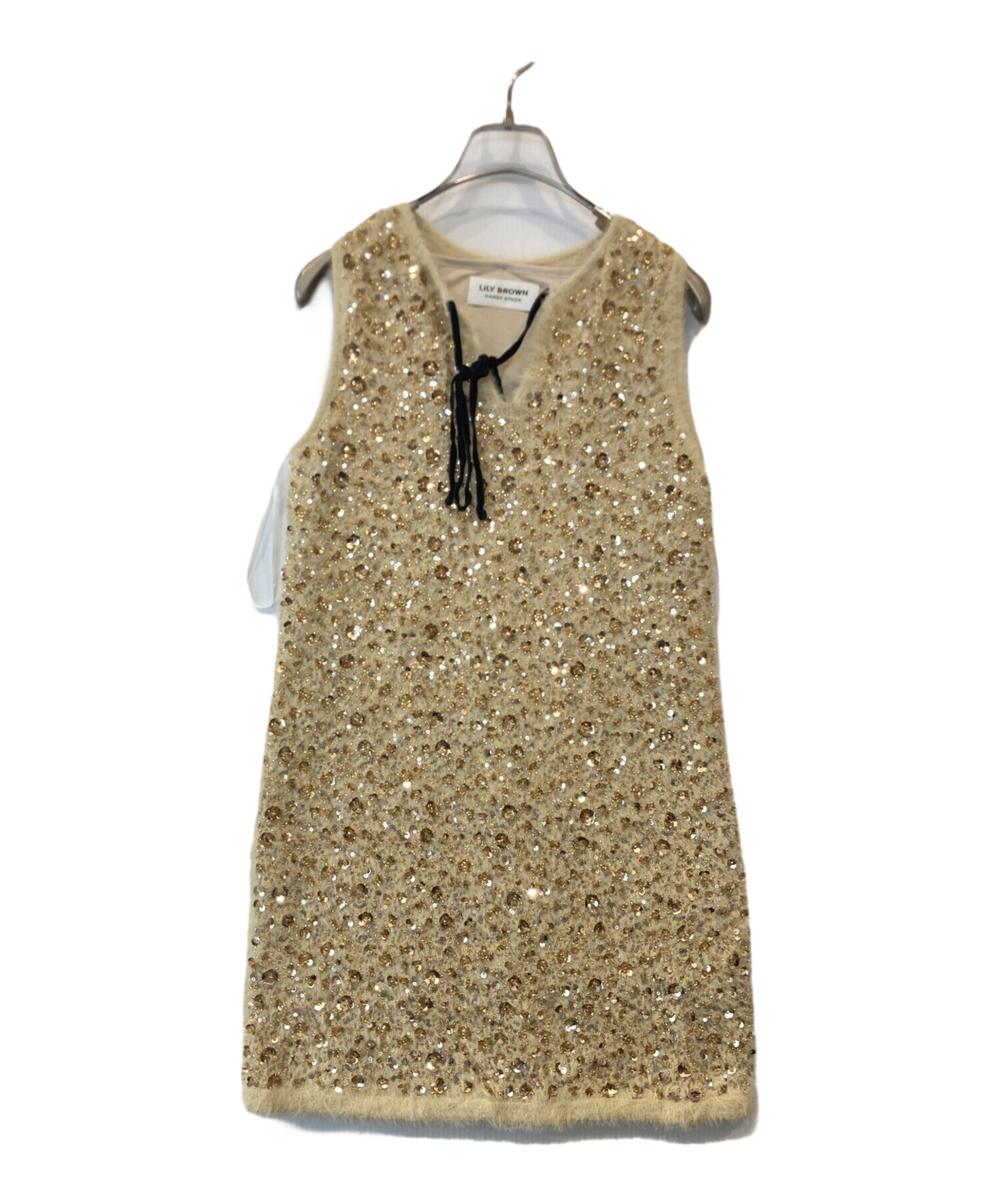 中古・古着通販】Lily Brown (リリーブラウン) フェザービジューミニ