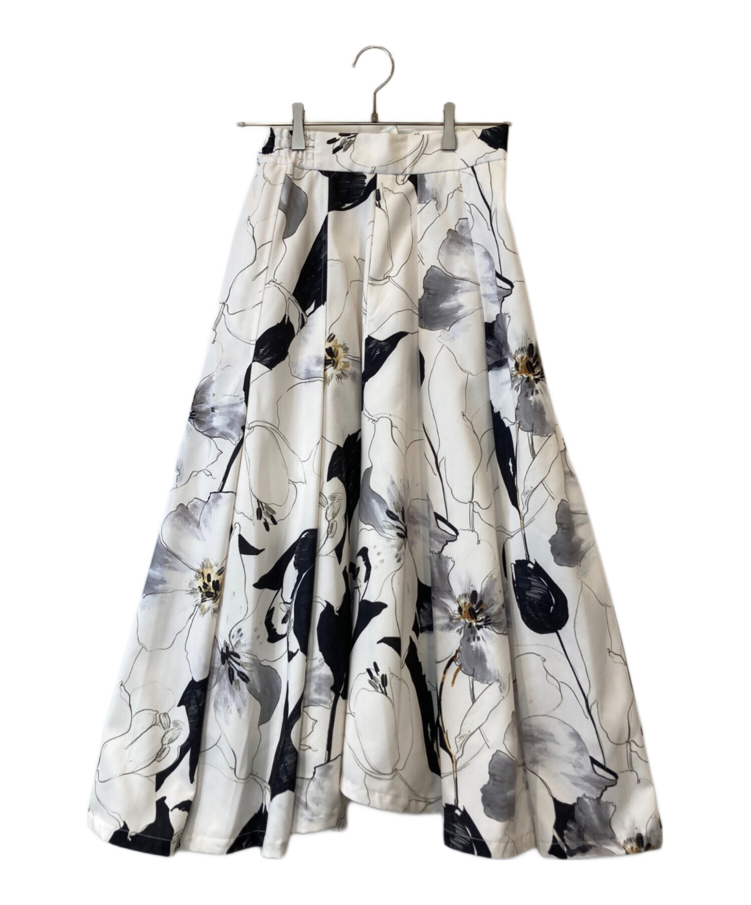 中古・古着通販】rienda (リエンダ) アートフラワーJ/WフレアSK  