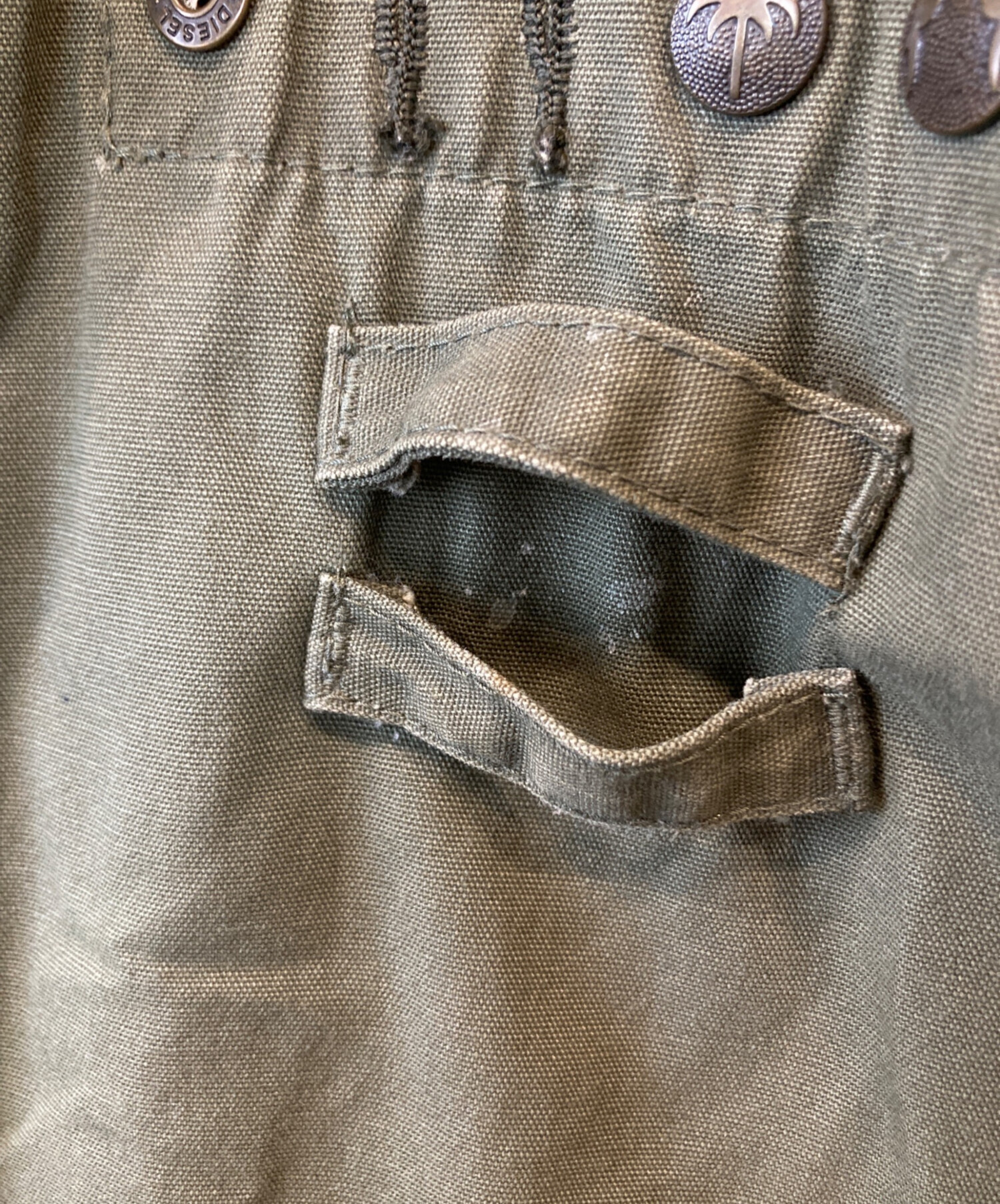 中古・古着通販】DIESEL (ディーゼル) ミリタリージャケット カーキ 中古・古着通販】DIESEL (ディーゼル) ミリタリージャケット カーキ