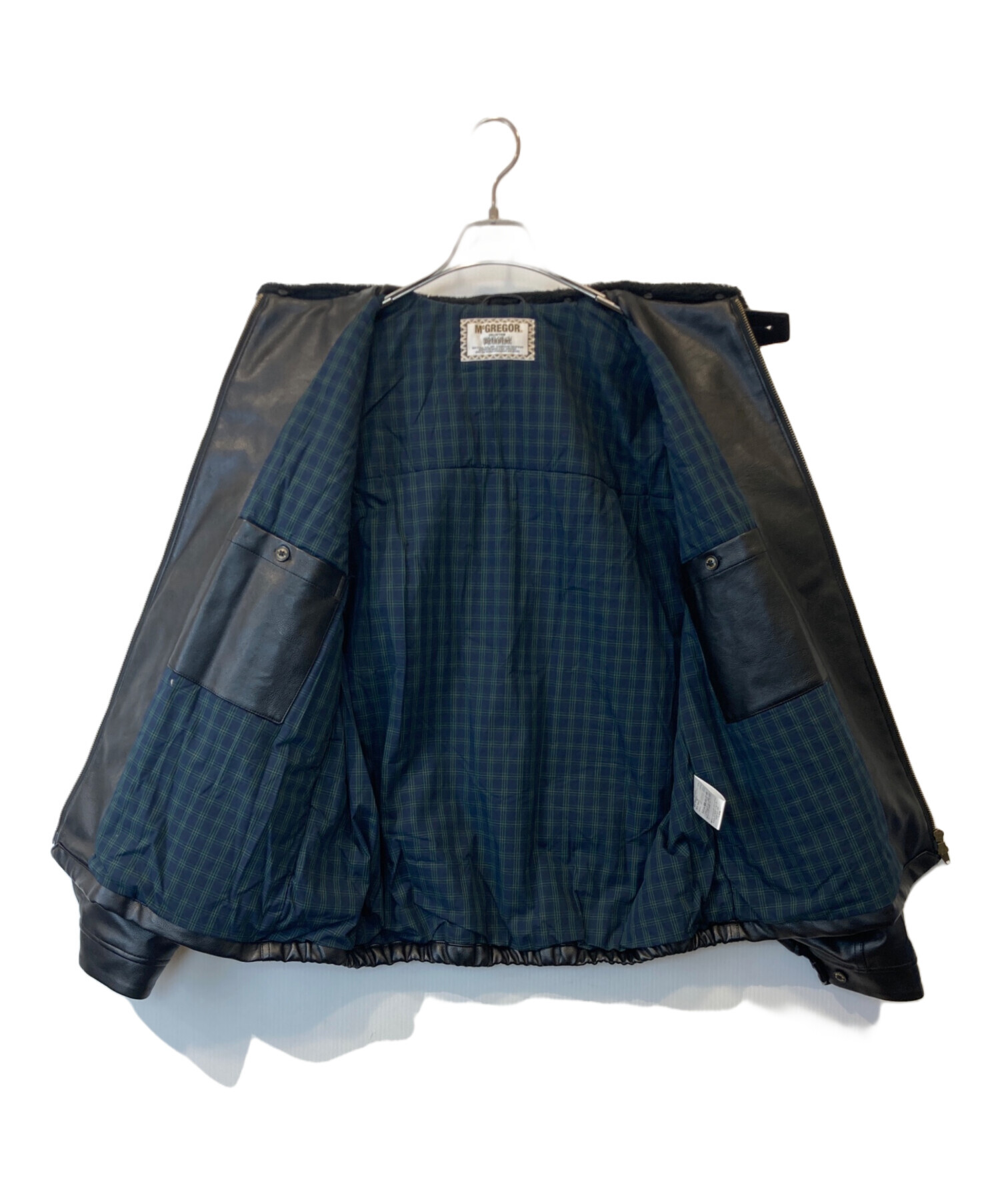 中古・古着通販】McGREGOR (マクレガー) フェイクレザー パディング 
