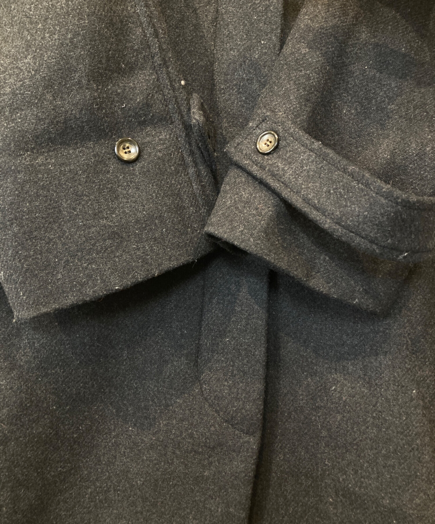 中古・古着通販】OHOTORO (オオトロ) Dublin Coat ブラック サイズ 