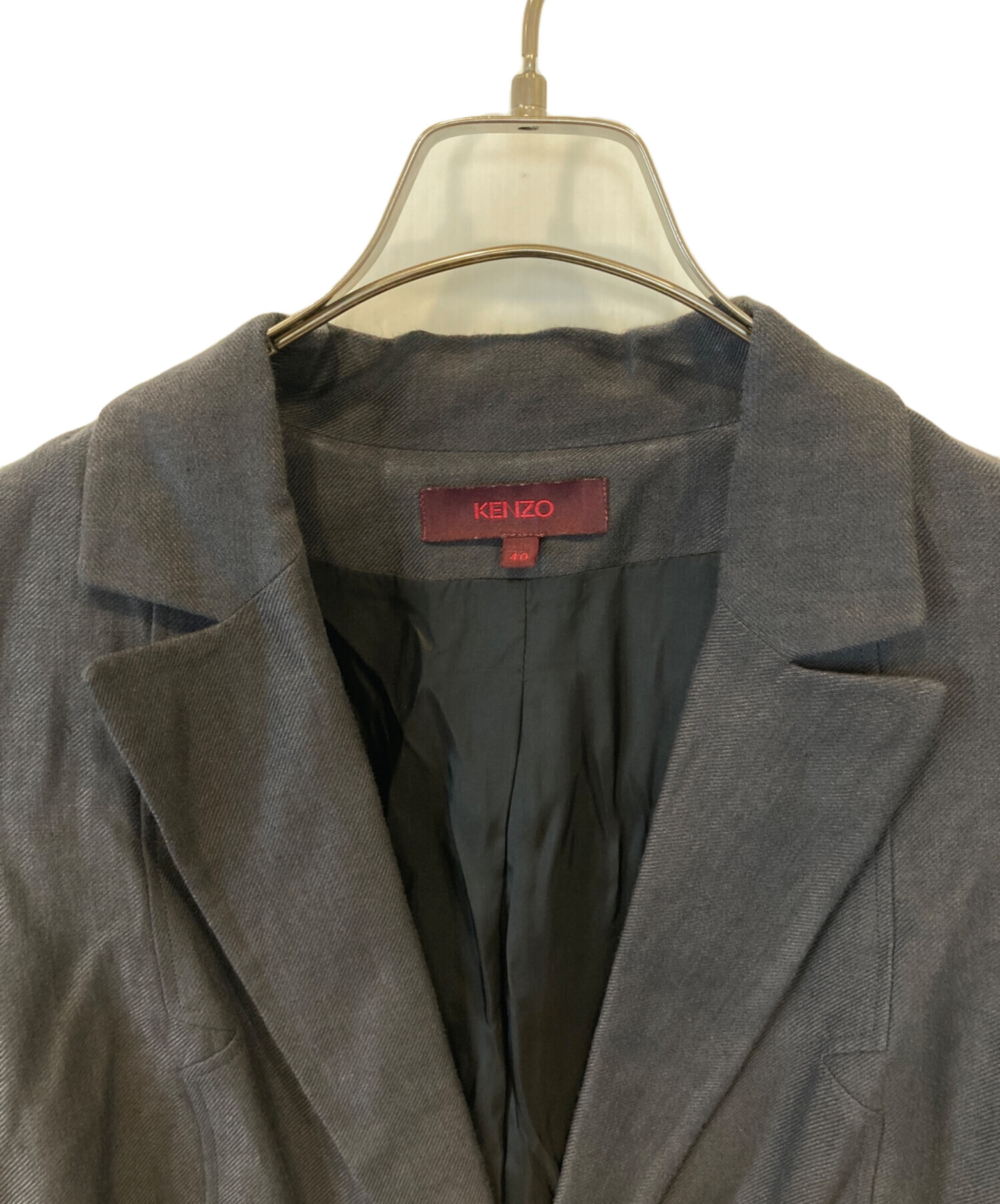 中古・古着通販】KENZO (ケンゾー) テーラードジャケット グレー 