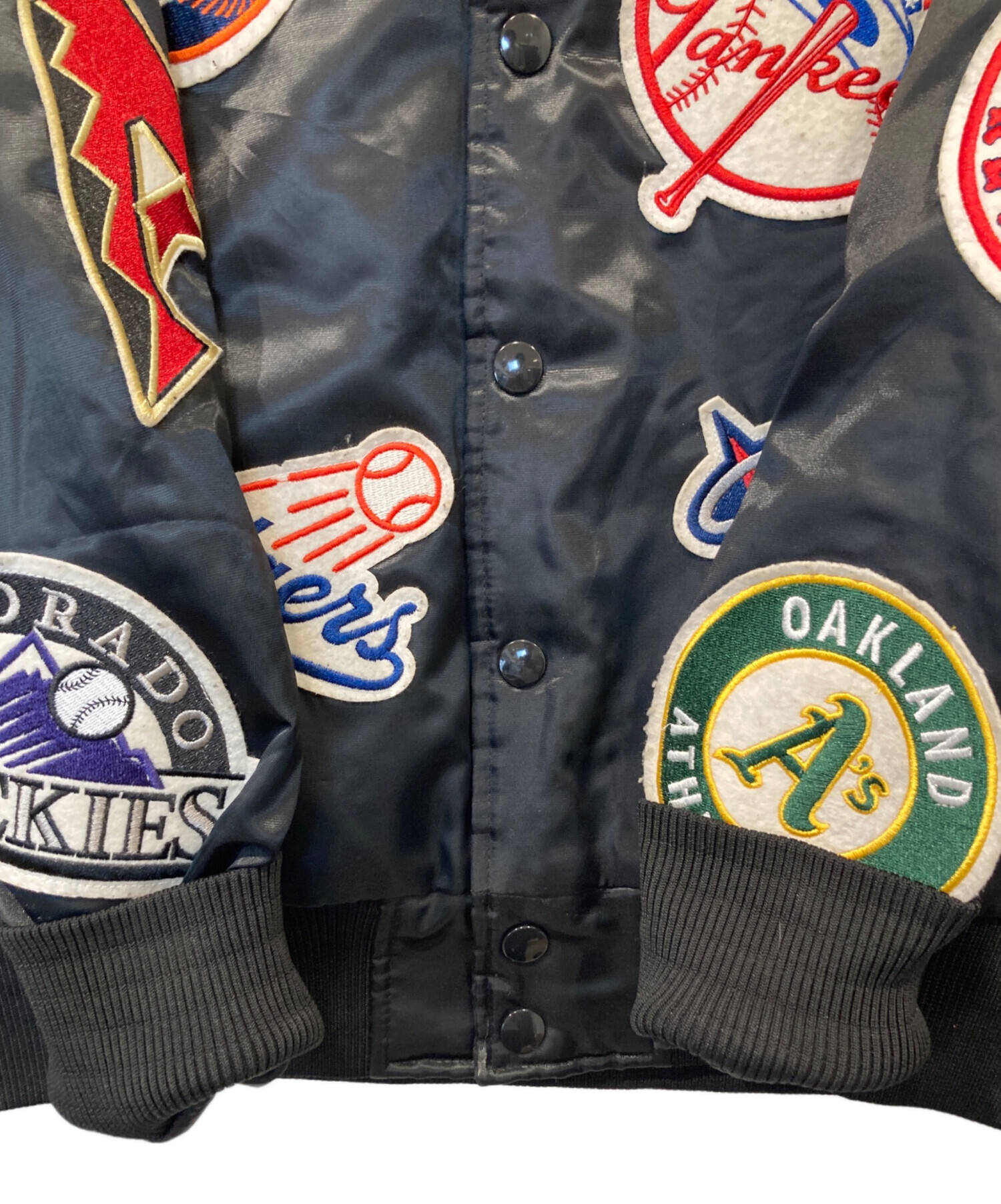 中古・古着通販】Majestic (マジェスティック) MLB ロゴワッペン 中綿