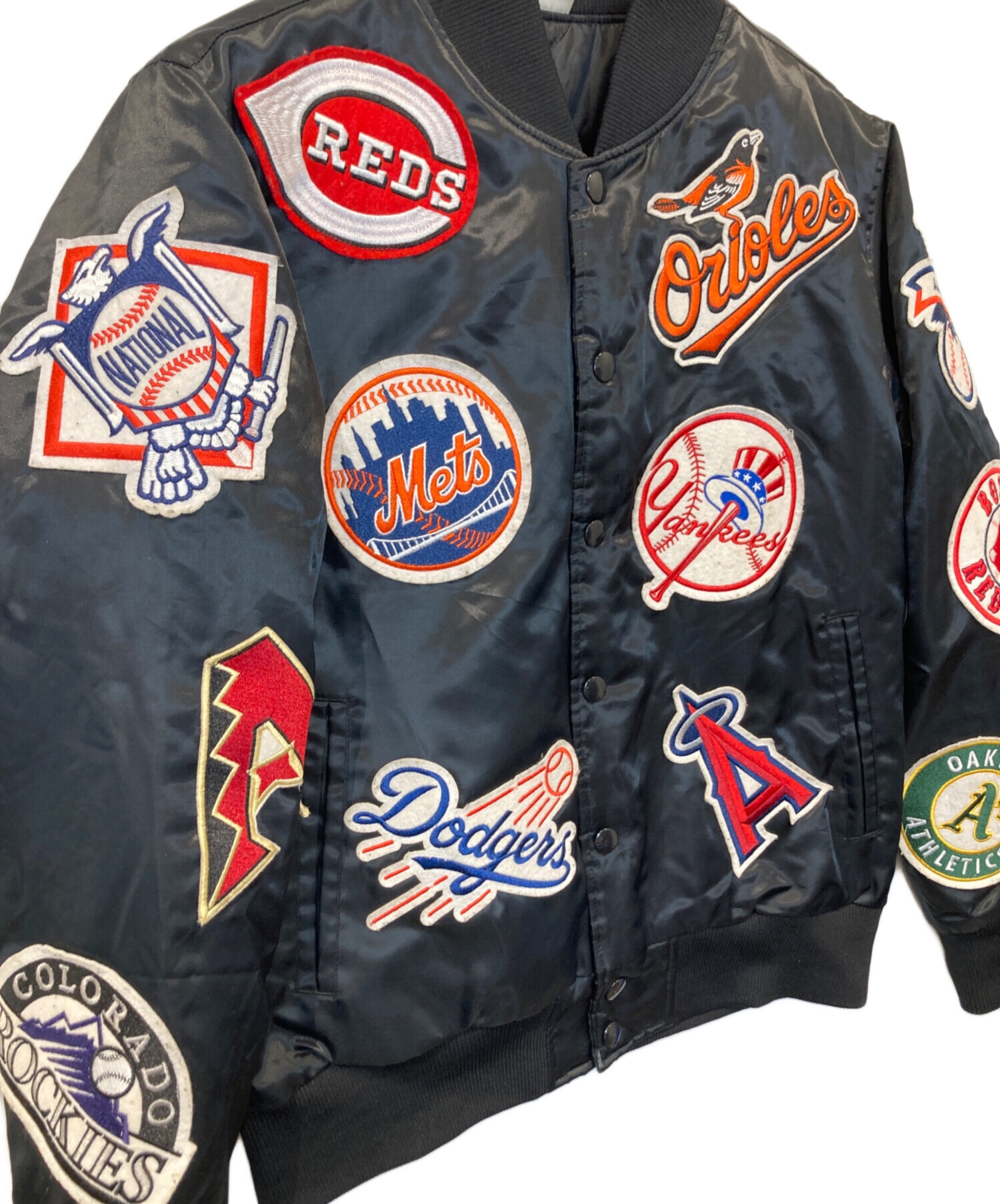 中古・古着通販】Majestic (マジェスティック) MLB ロゴワッペン 中綿