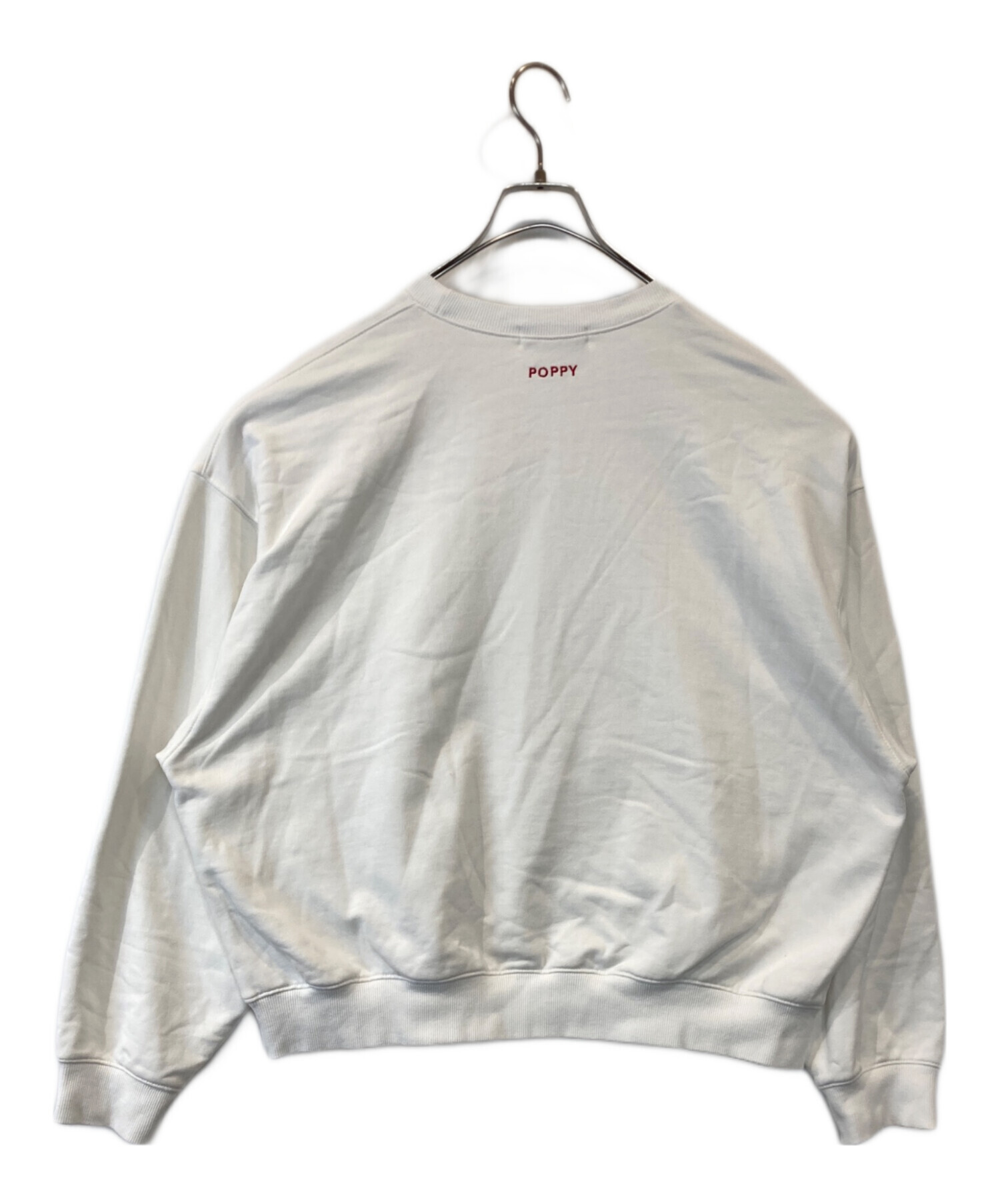 中古・古着通販】POPPY (ポピー) COTTON LACE HEART SWEATSHIRT