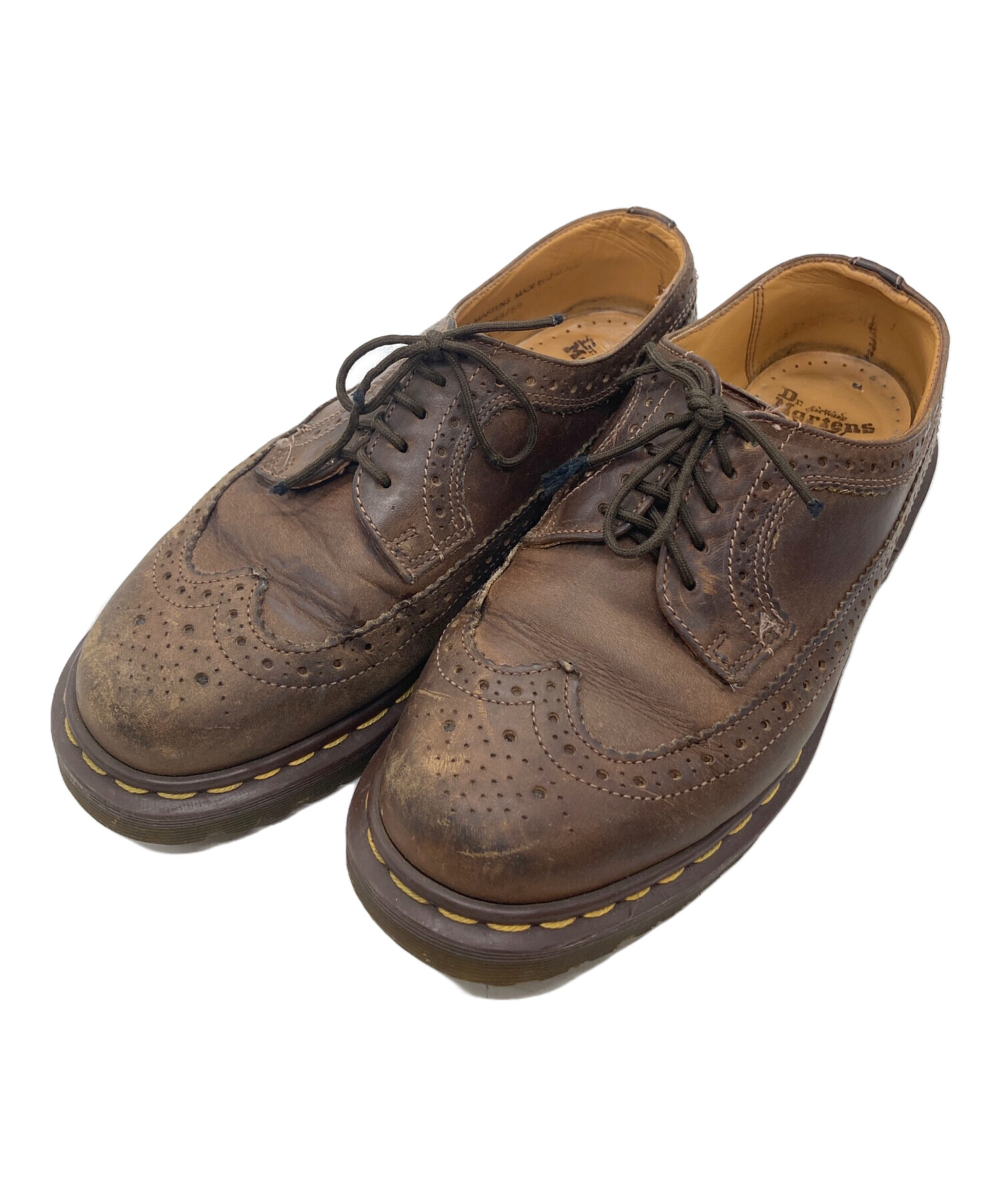 【未使用】UK5 24cm ドクターマーチン 10458 ウィングチップ 未使用】UK5 24cm ドクターマーチン 10458 ウィングチップ 中古・古着