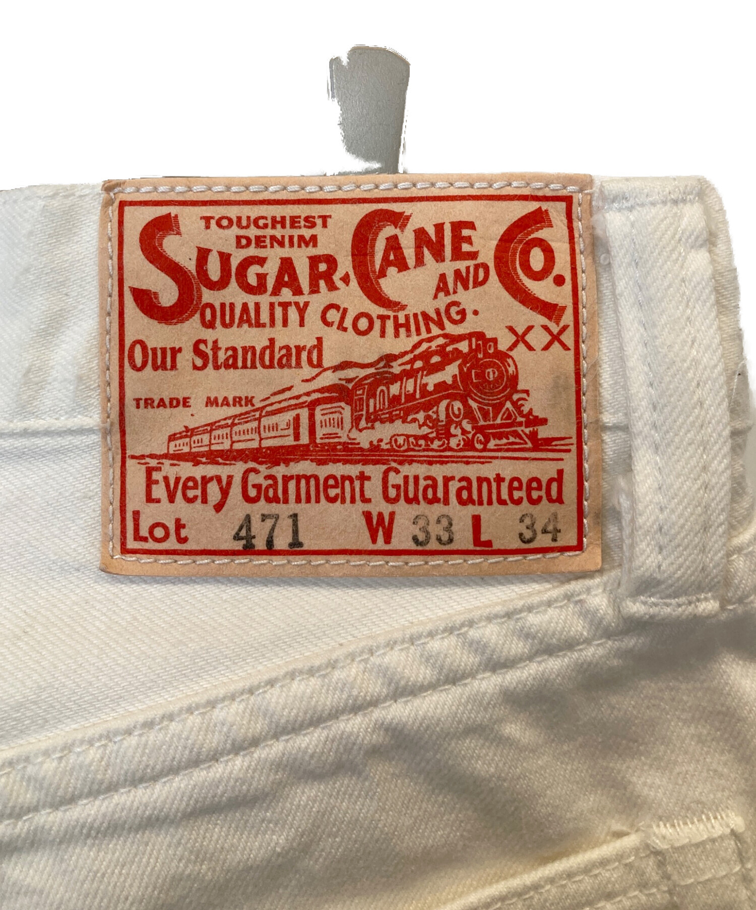 中古・古着通販】SUGAR CANE (シュガーケーン) 12oz. ホワイトデニム 