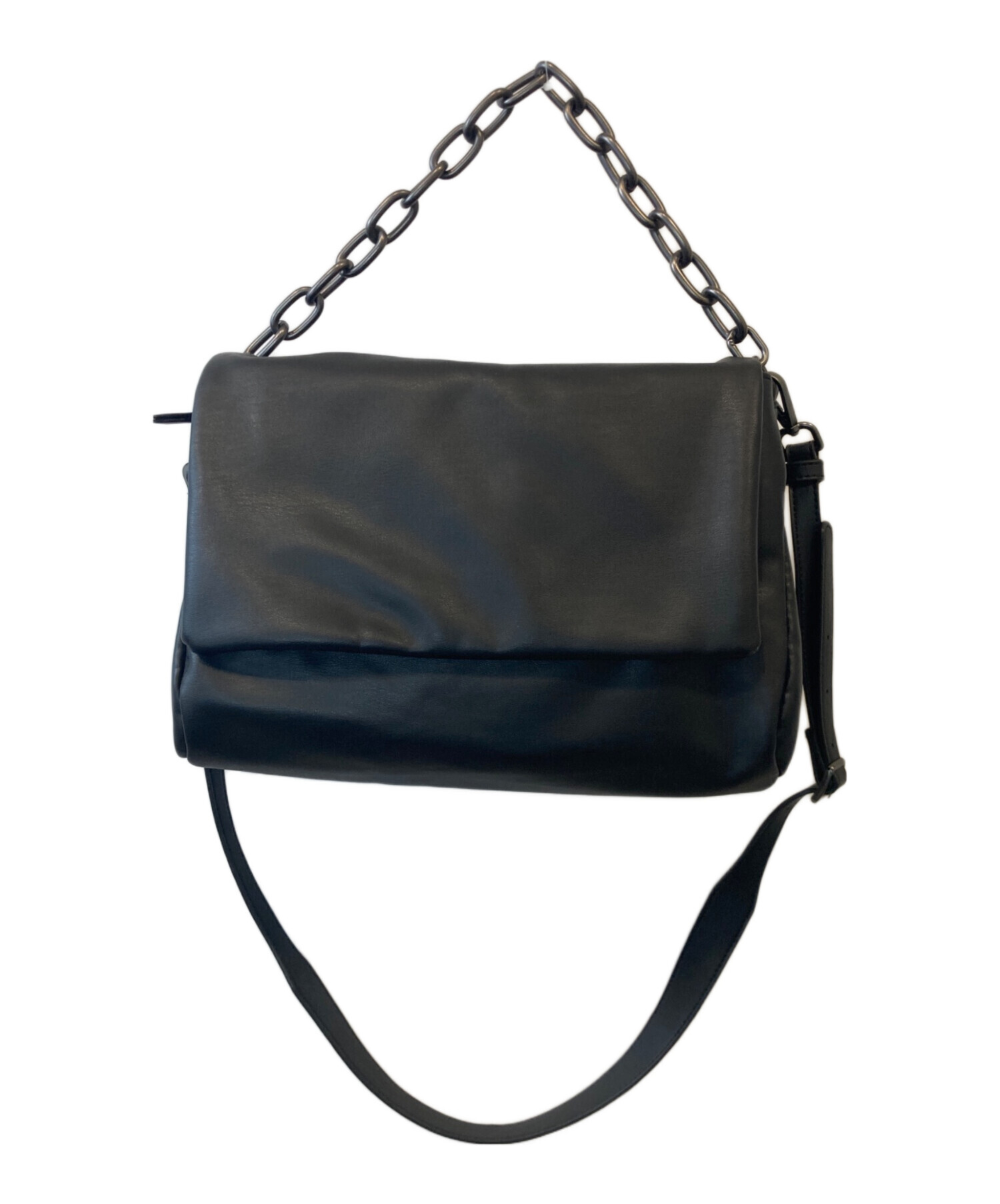 中古・古着通販】ZARA (ザラ) チェーン フラップ クロスボディバッグ