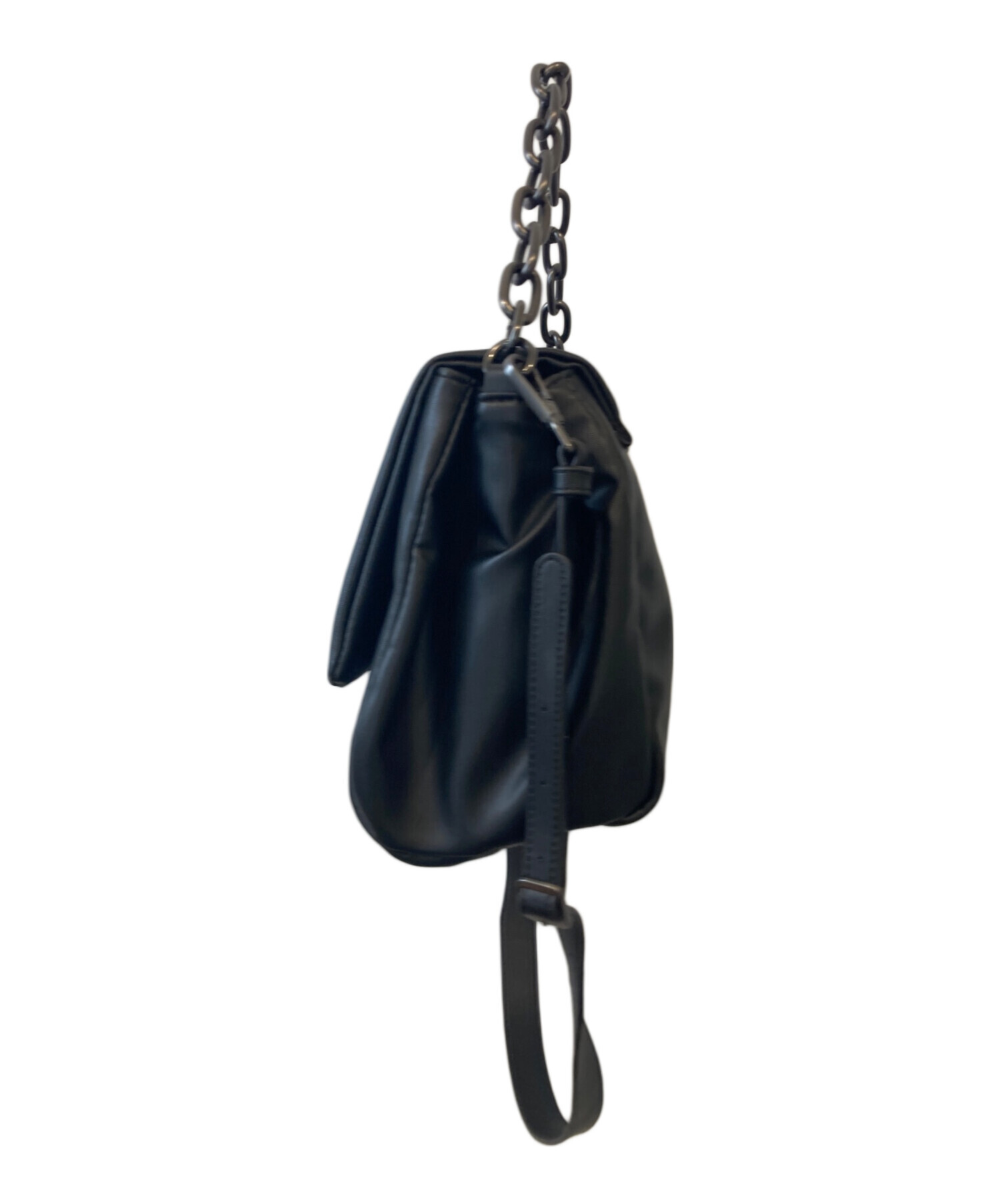 中古・古着通販】ZARA (ザラ) チェーン フラップ クロスボディバッグ 