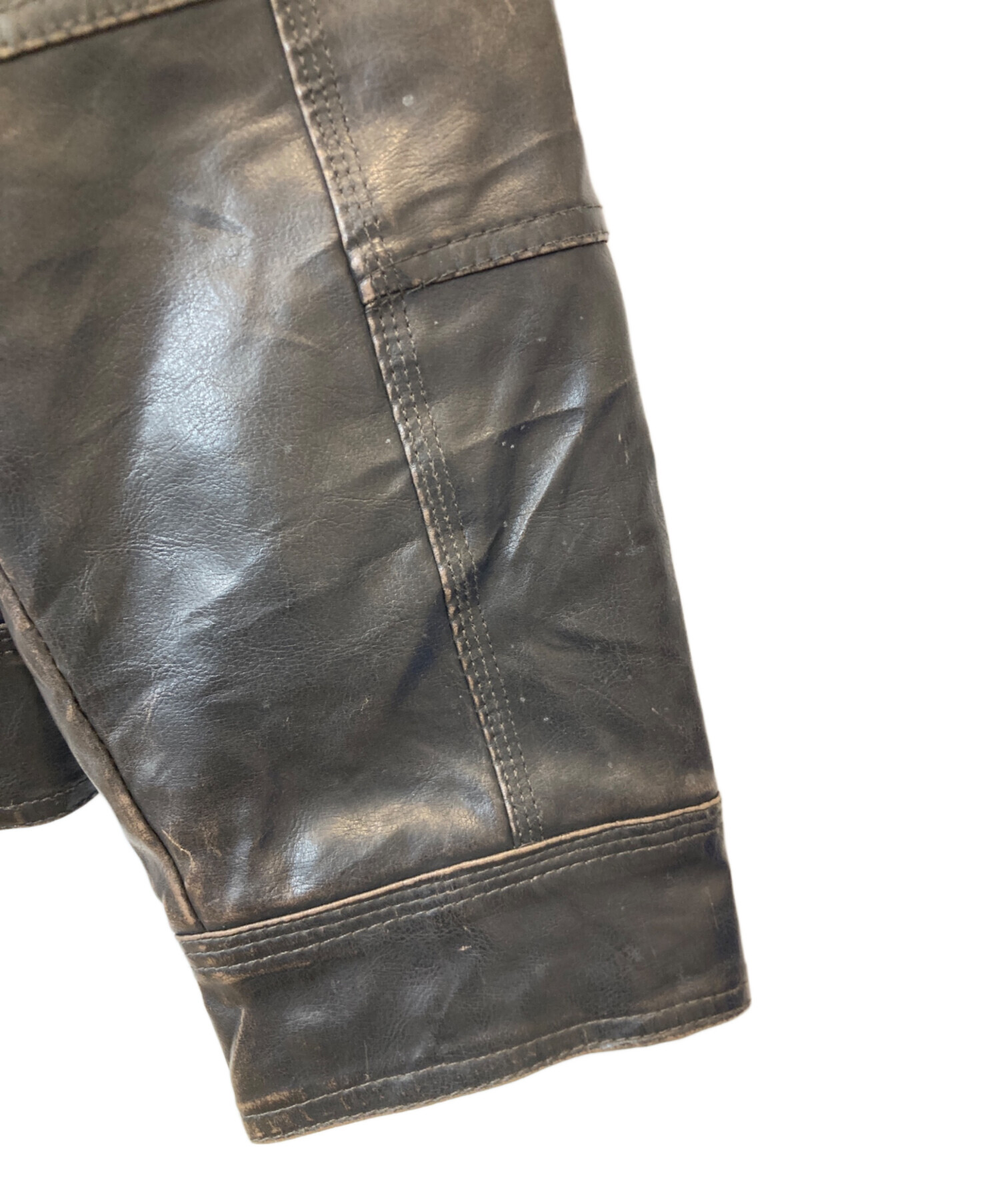 中古・古着通販】LEVI'S (リーバイス) フェイクレザージャケット 54163