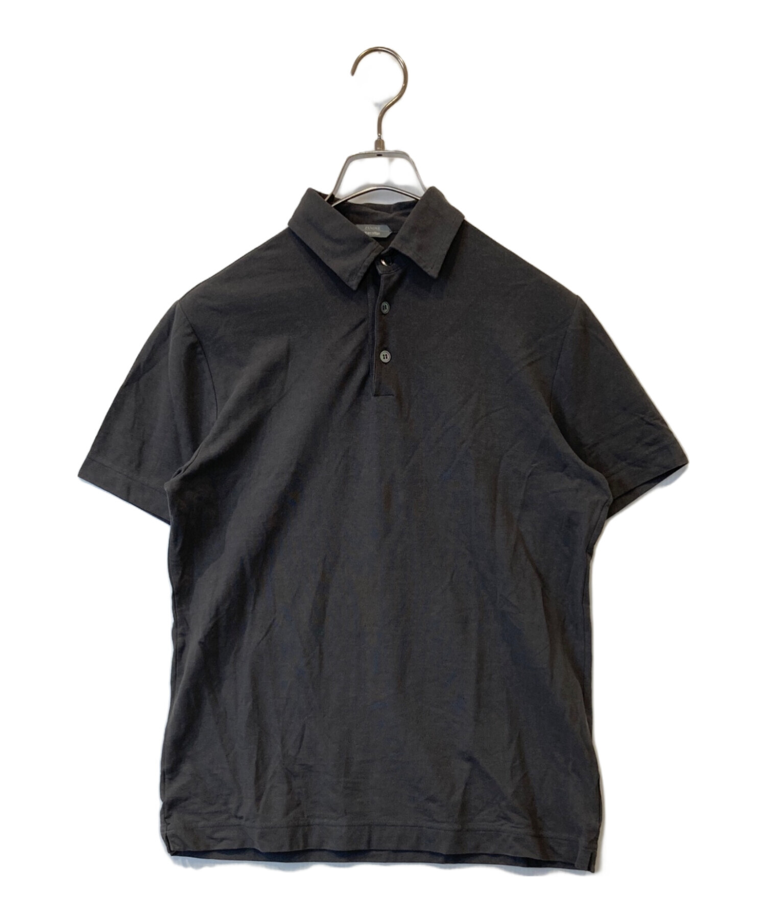 ZANONE グレー ポロシャツ サイズ46 中古・古着通販】Zanone (ザノーネ) ポロシャツ グレー サイズ