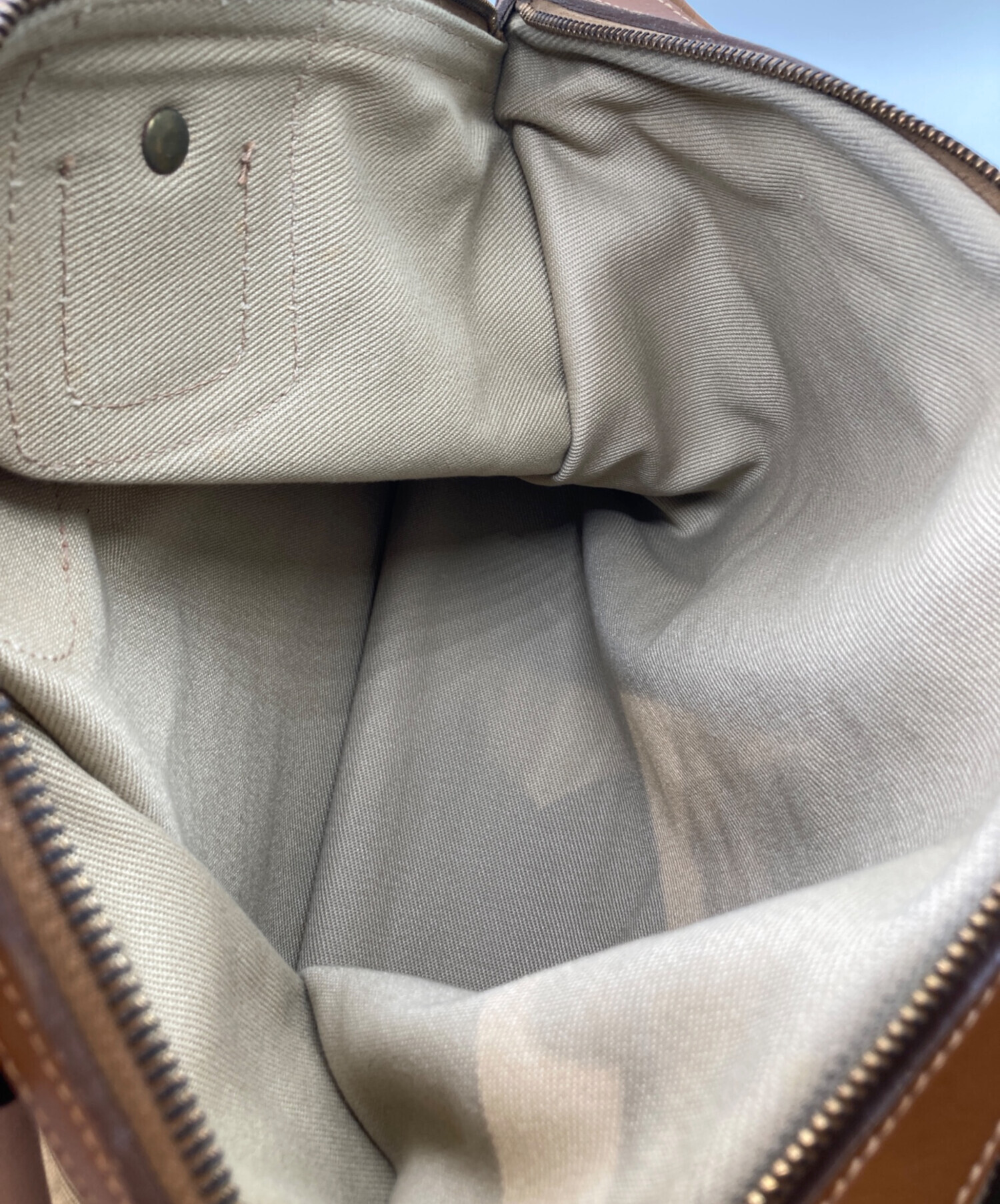 レザー ボストンバッグ ブラウン　Ghurka 中古・古着通販】GHURKA (グルカ) ボストンバッグ ブラウン