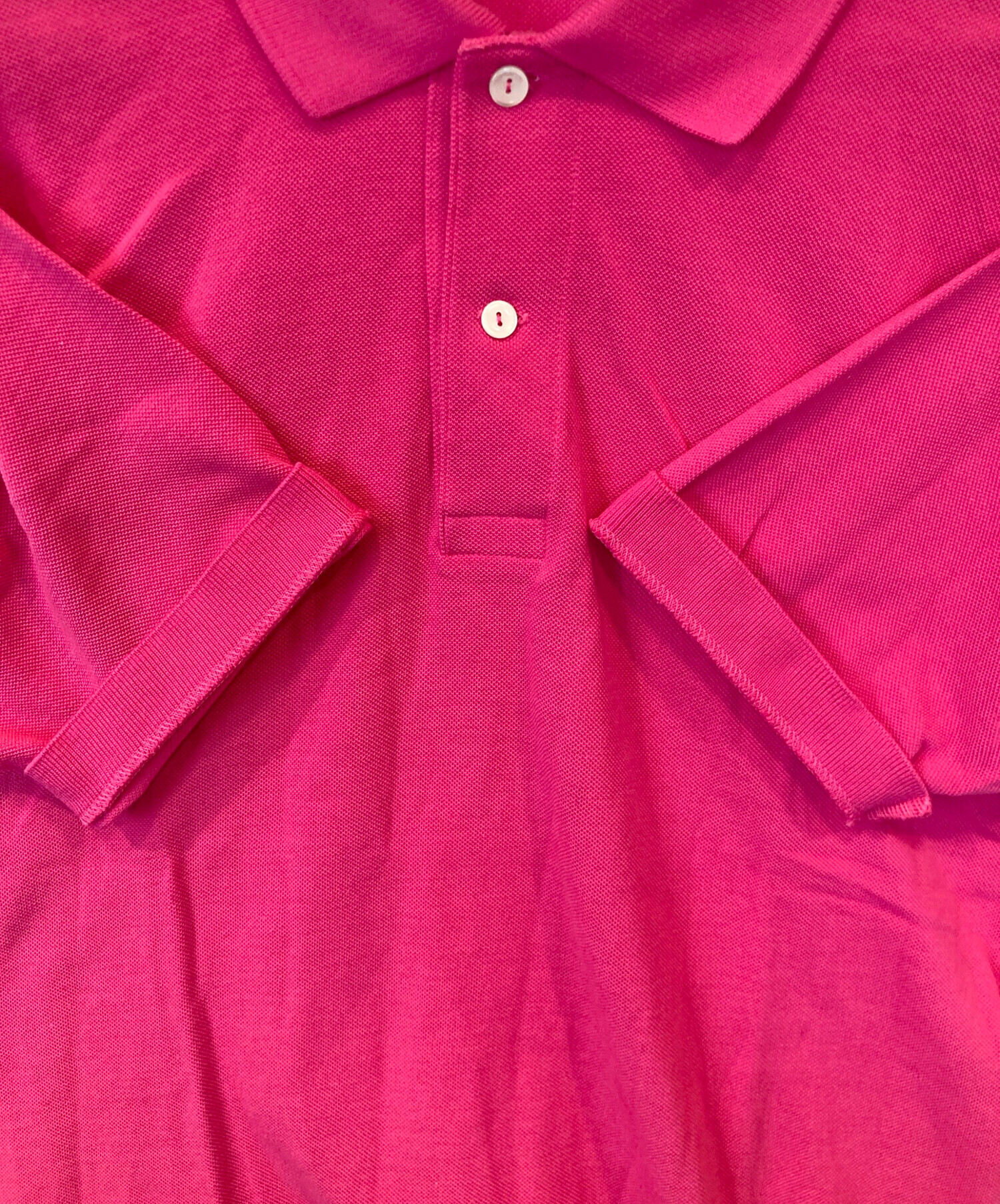 中古・古着通販】LACOSTE (ラコステ) ポロシャツ ショッキングピンク 