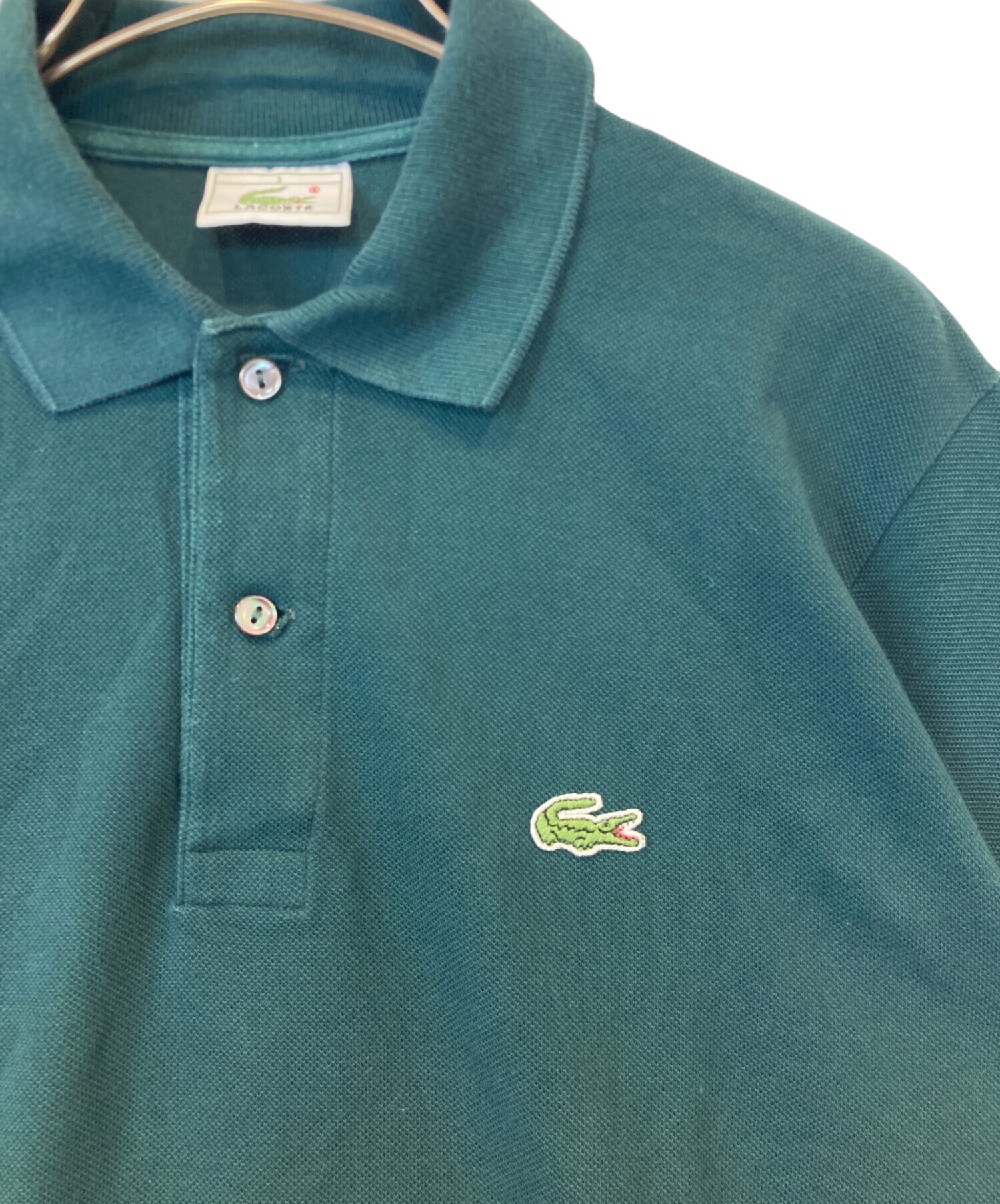 中古・古着通販】LACOSTE (ラコステ) ポロシャツ グリーン サイズ:3 