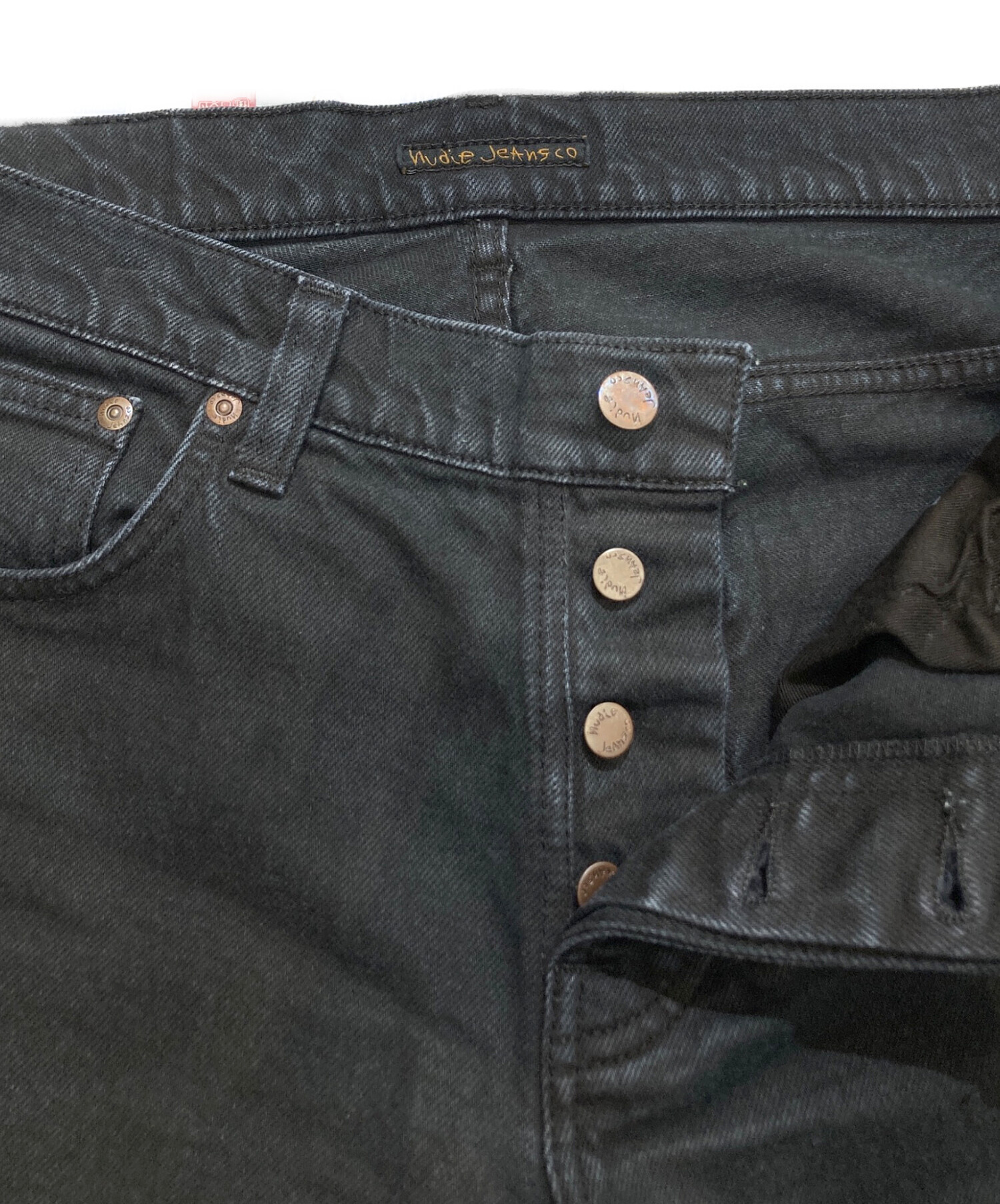中古・古着通販】NUDIE JEANS (ヌーディー・ジーンズ) ブラックデニム 