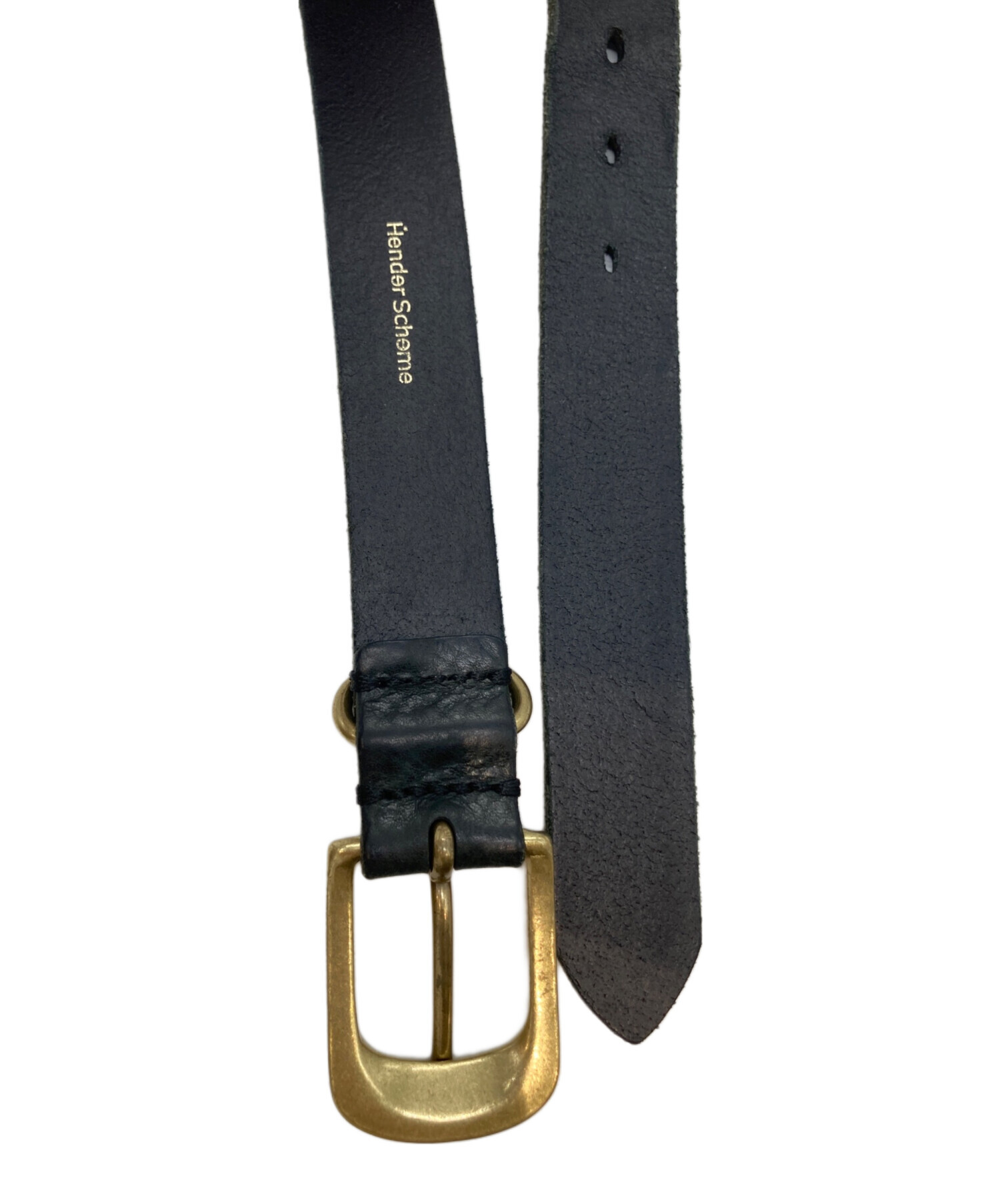 Hender scheme shrink shoulder belt 新古品　黒 Hender Scheme (エンダースキーマ) shrink shoulder belt / シュリンク