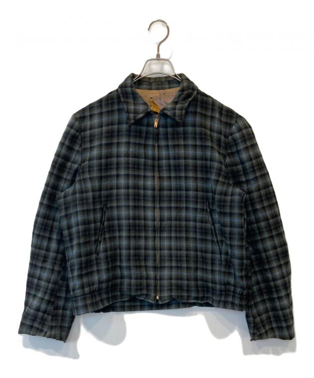 PENDLETON ウール オンブレチェック ジャケット M PENDLETON 古着 70年代 ペンドルトン オンブレチェック ウール