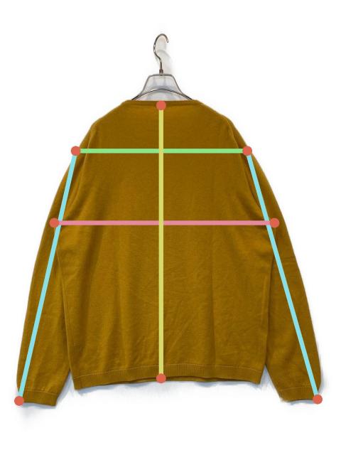 中古・古着通販】MALO (マーロ) カシミヤニット イエロー サイズ