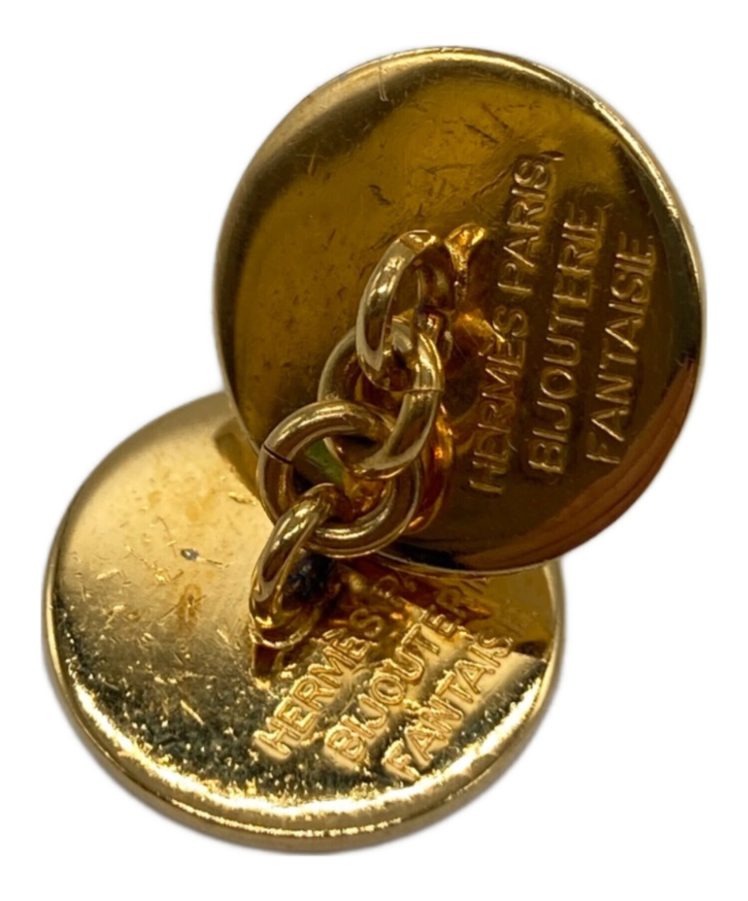 中古・古着通販】HERMES (エルメス) カフスボタン ゴールド サイズ