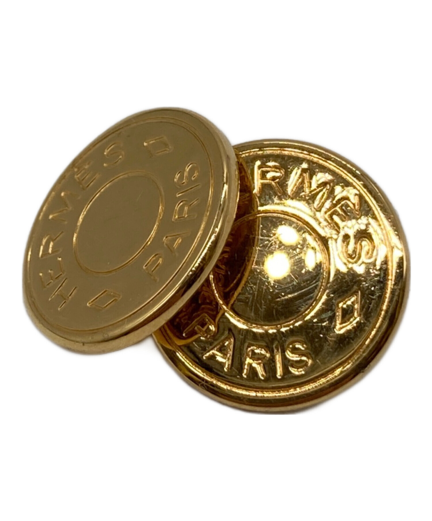 中古・古着通販】HERMES (エルメス) カフスボタン ゴールド サイズ