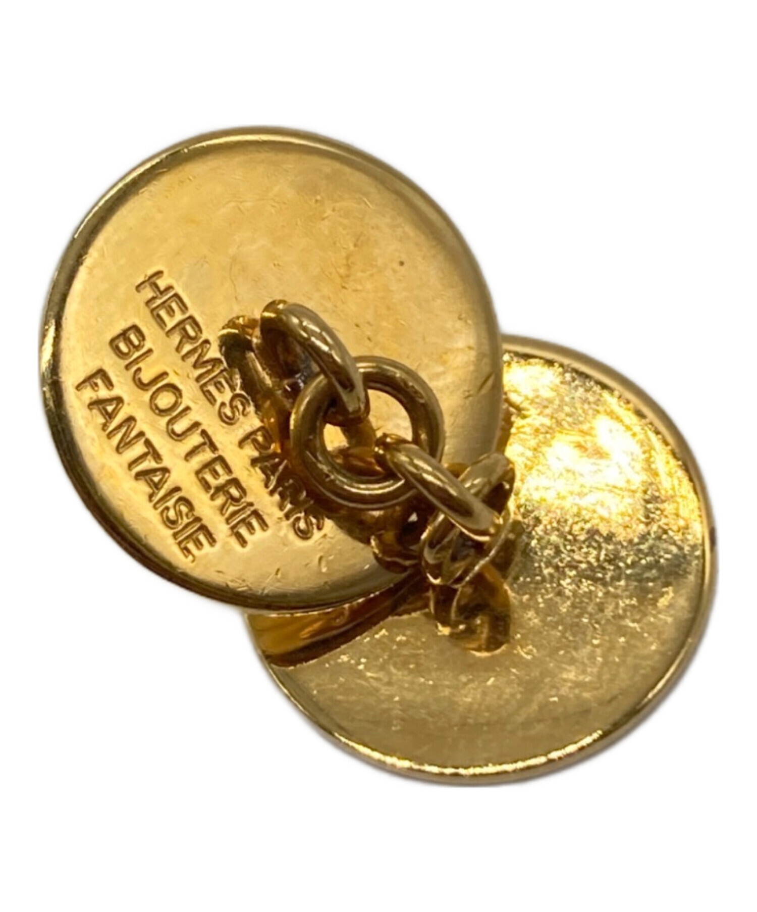 中古・古着通販】HERMES (エルメス) カフスボタン ゴールド サイズ