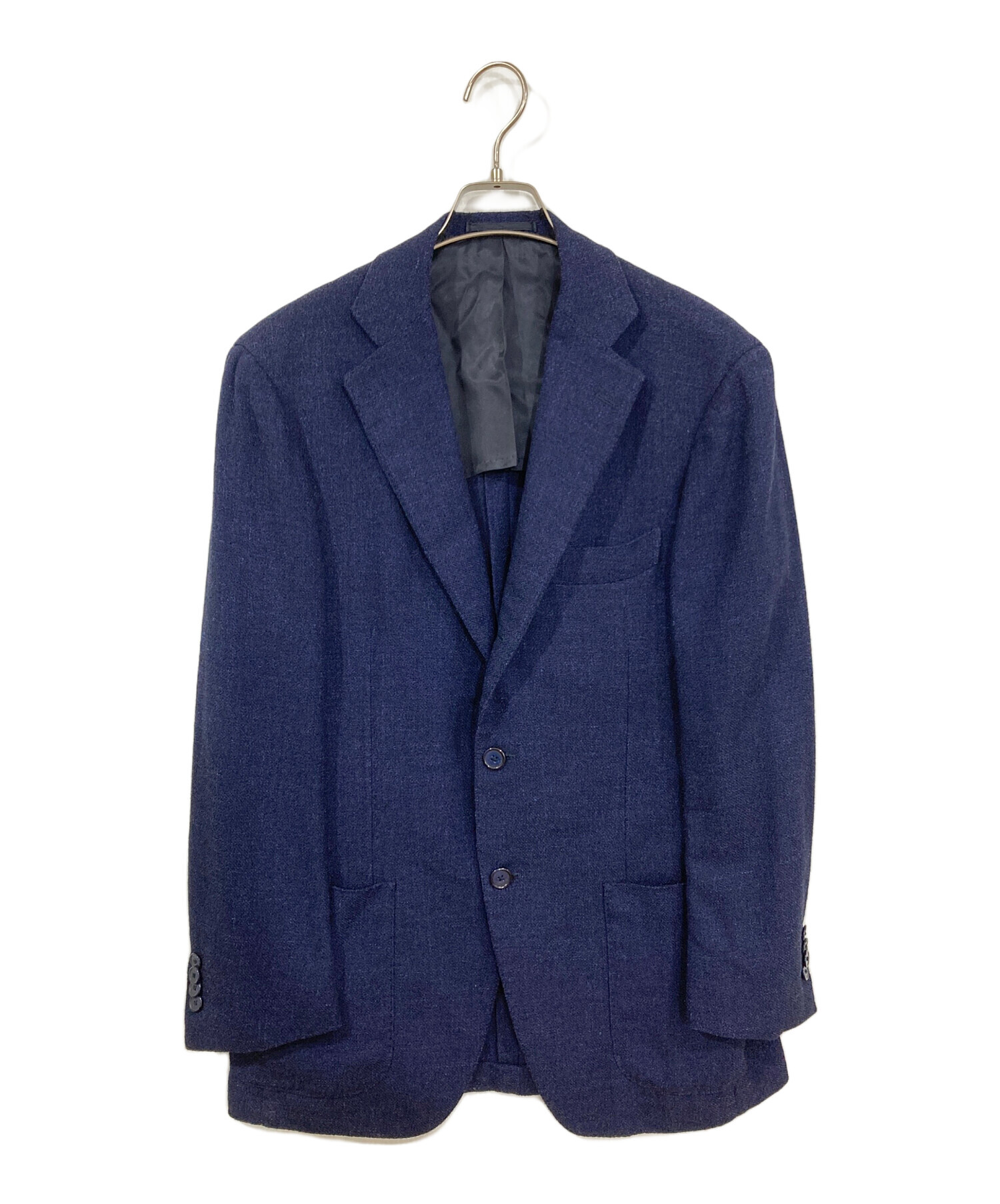 安い 買取 リネン混 SHIPS シップス Tailoring Style 段返3B 背抜き 