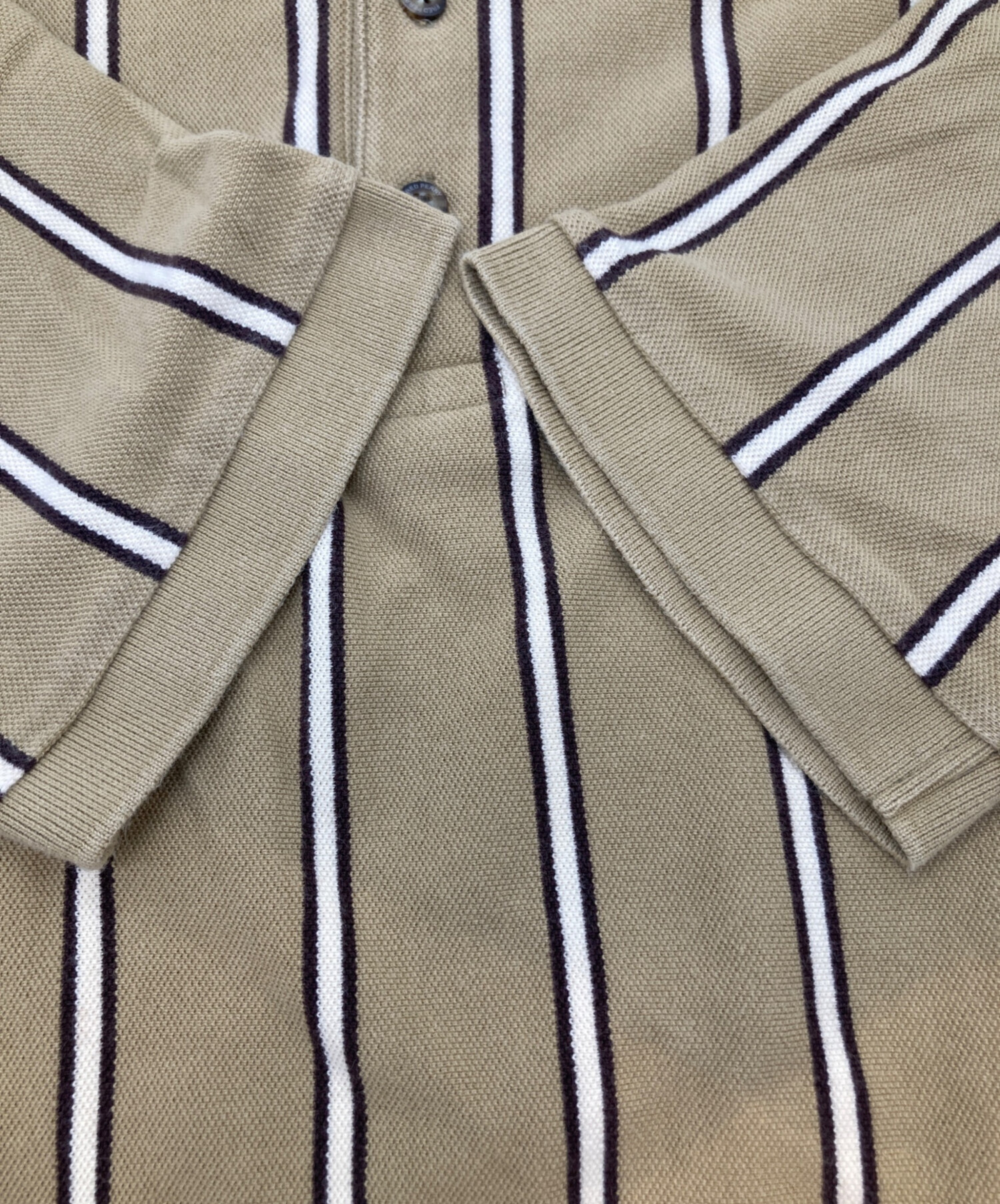 中古・古着通販】FRED PERRY (フレッドペリー) ストライプ柄ポロシャツ 