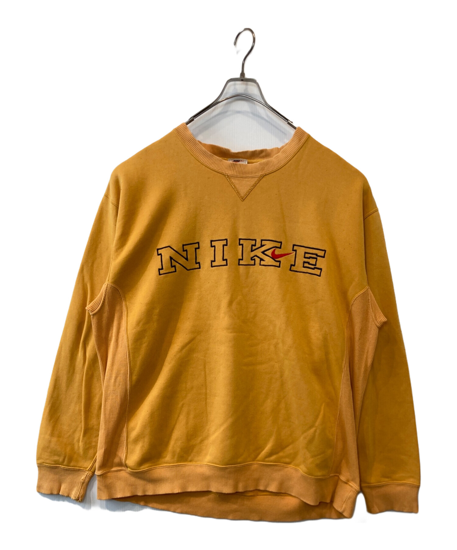 中古・古着通販】NIKE (ナイキ) クルーネックスウェット イエロー 