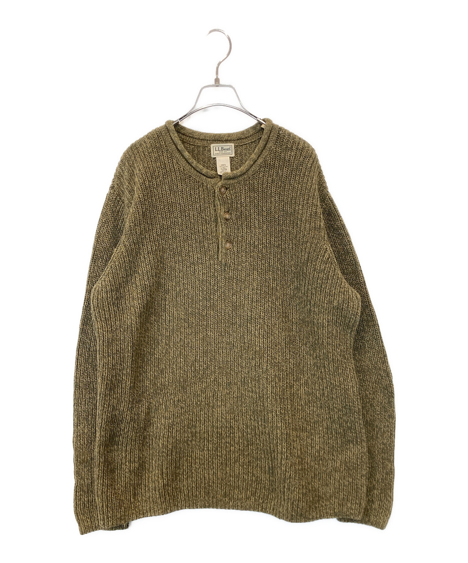 中古・古着通販】L.L.Bean (エルエルビーン) ヘンリーネックニット