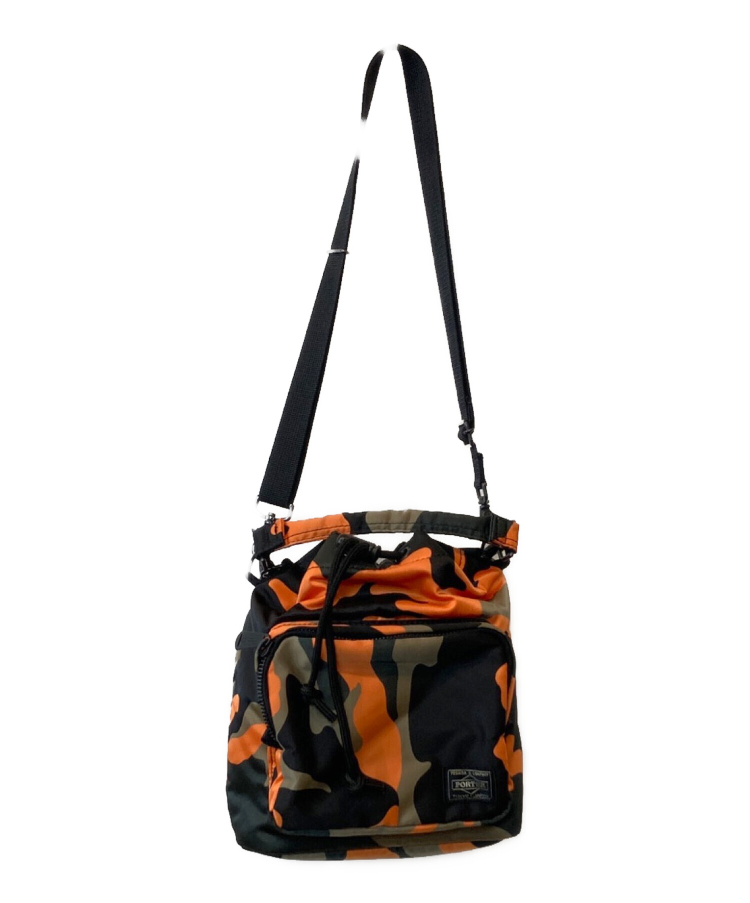 PORTER BALLOONSAC ブラック/オレンジ ポーター