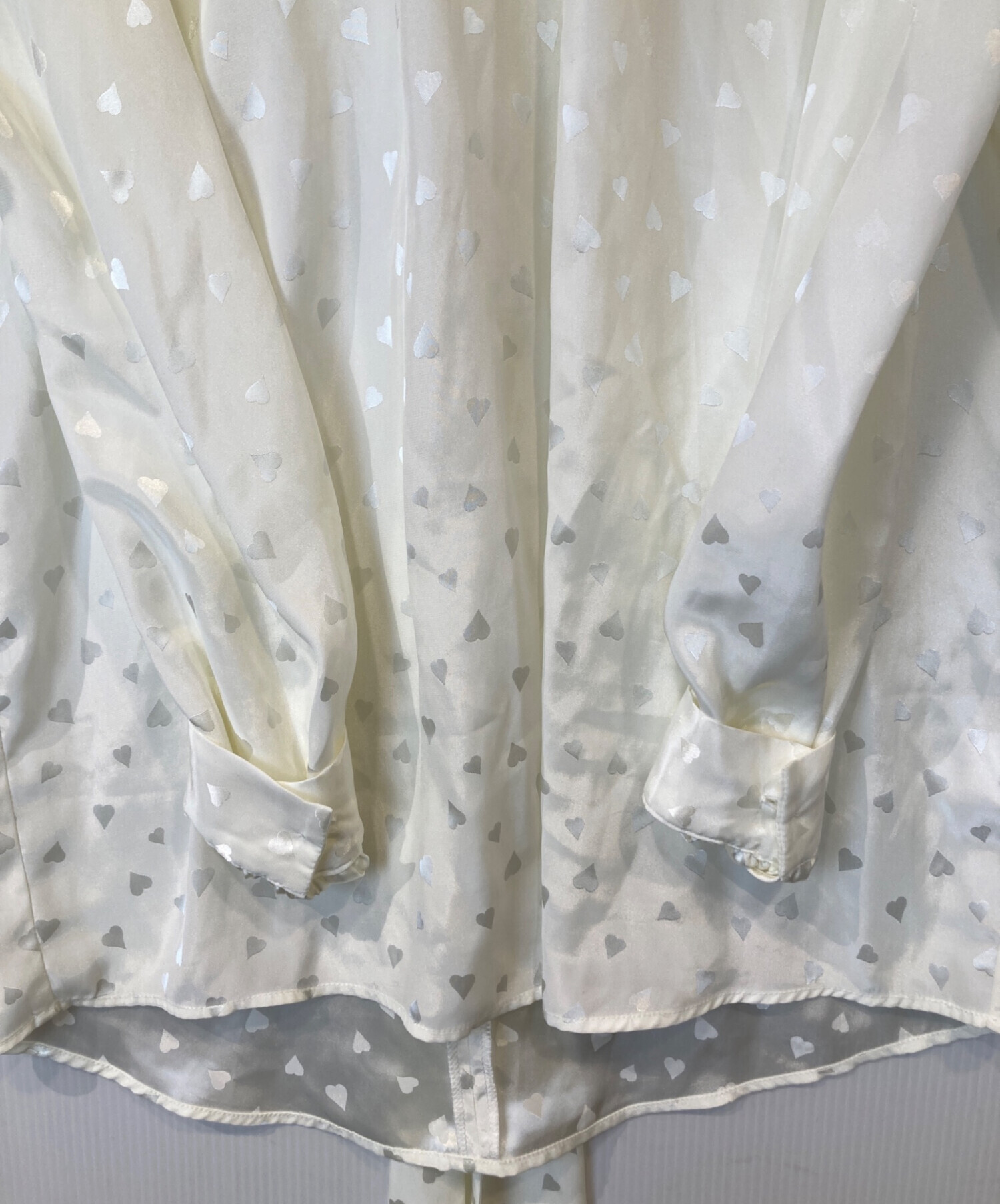 中古・古着通販】Sov. (ソブ) ハートジャガードボウタイブラウス 0304