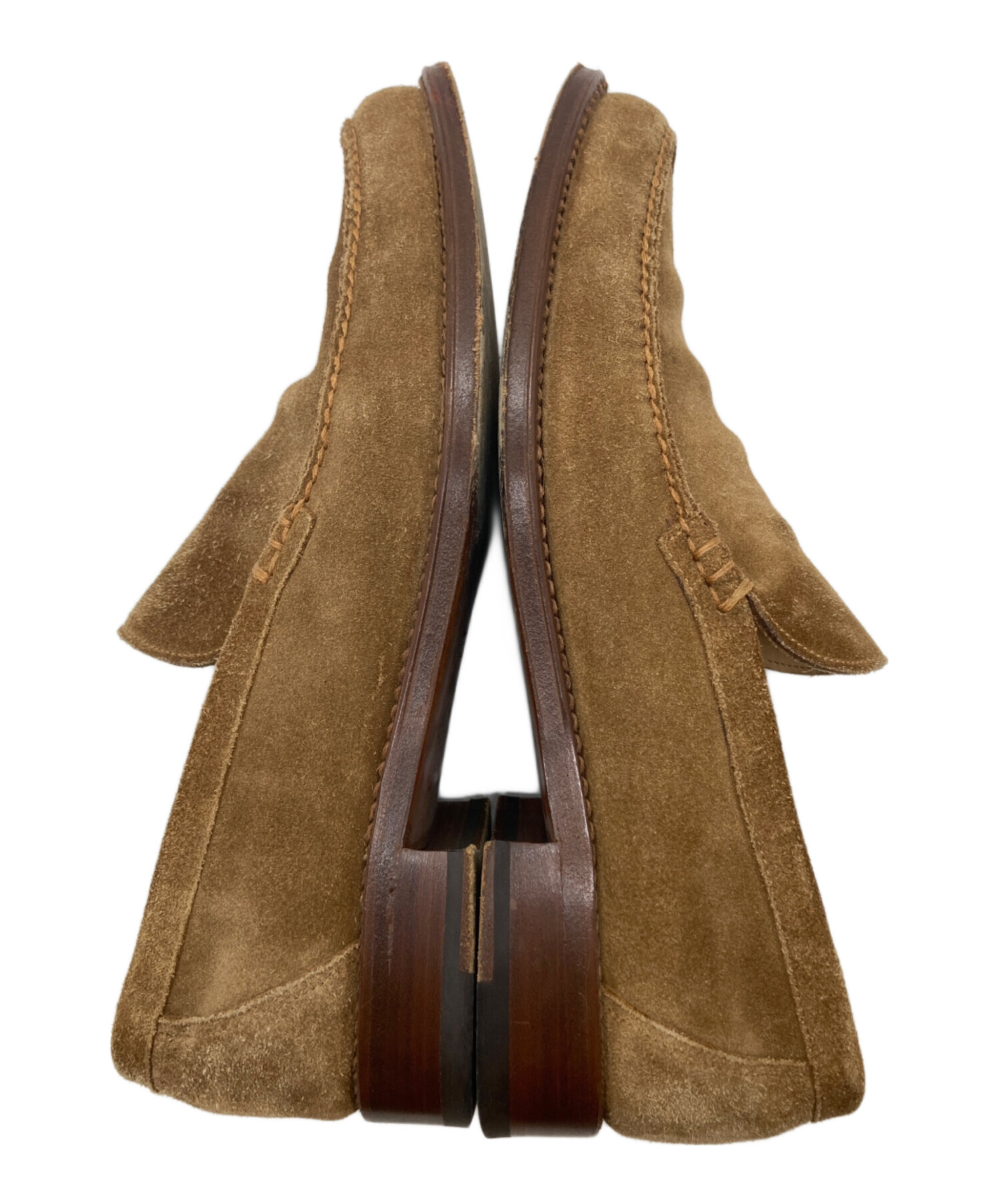 Santoni サントーニ Beams f ビームスエフ スウェード ローファー