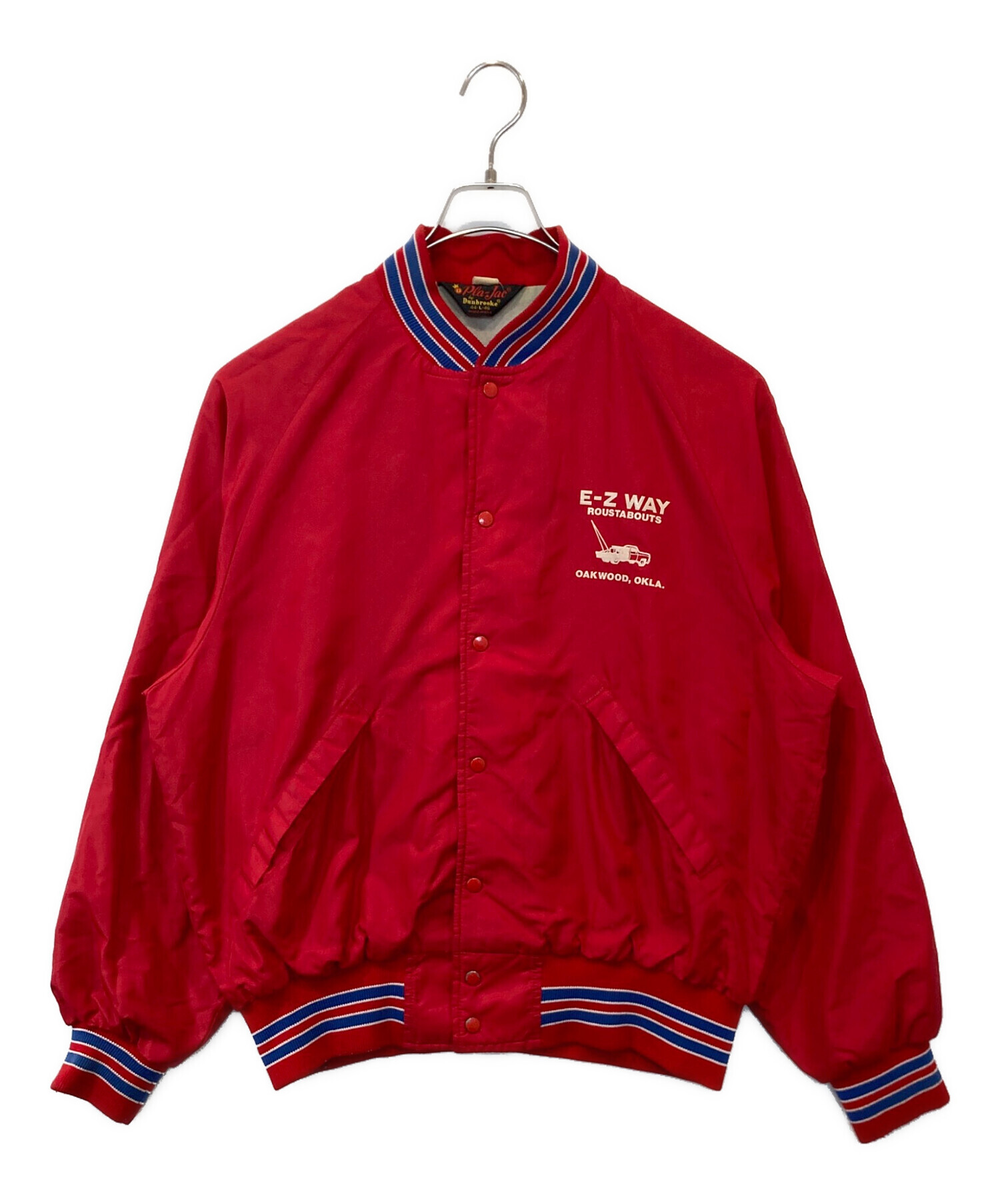 中古・古着通販】Pla-Jac (プラジャック) スタジャン レッド サイズ:L