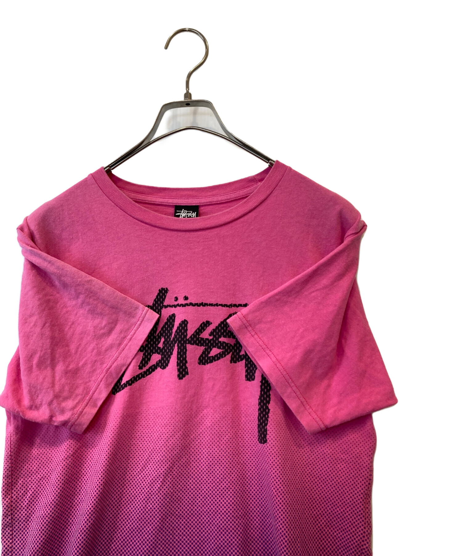 中古・古着通販】stussy (ステューシー) Tシャツ ピンク サイズ:S