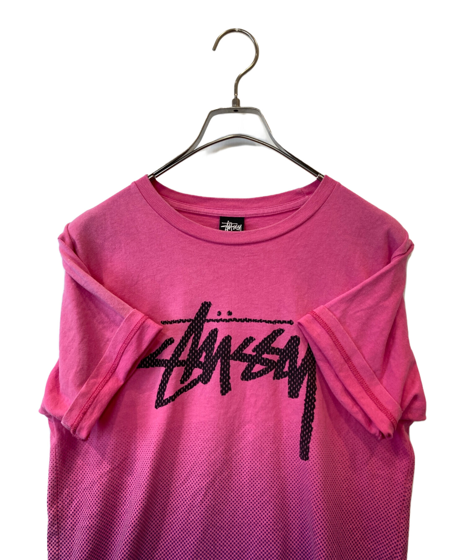中古・古着通販】stussy (ステューシー) Tシャツ ピンク サイズ:S 