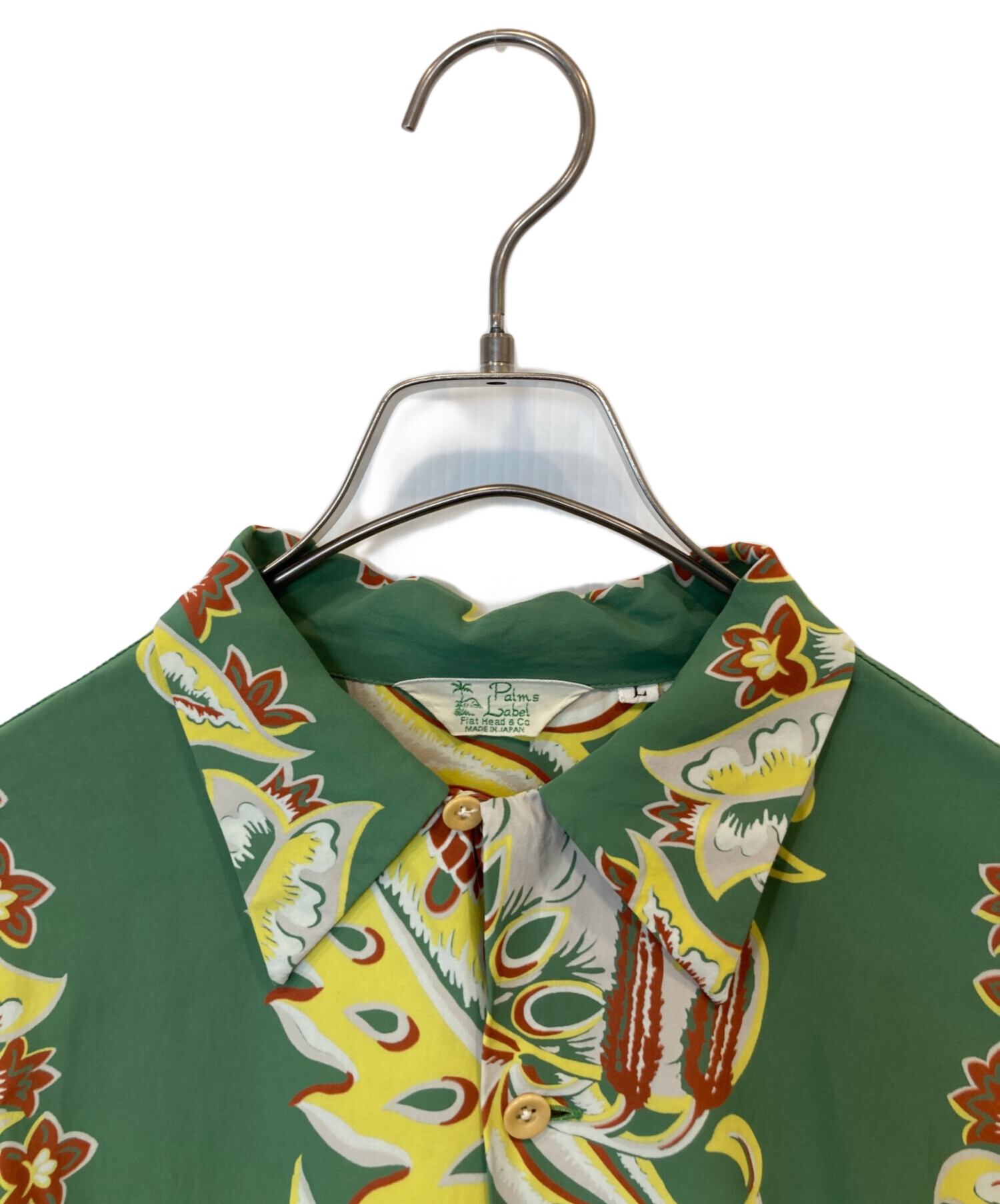 takahiro THE FLAT HEAD アロハシャツ和柄Sサイズ THE FLAT FEAD フラットヘッド アロハシャツ takahiro THE FLAT HEAD