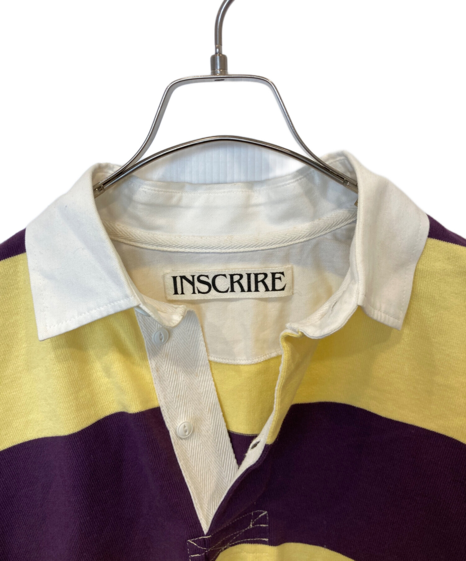 中古・古着通販】INSCRIRE (アンスクリア) ボーダーラガーシャツ I18AW