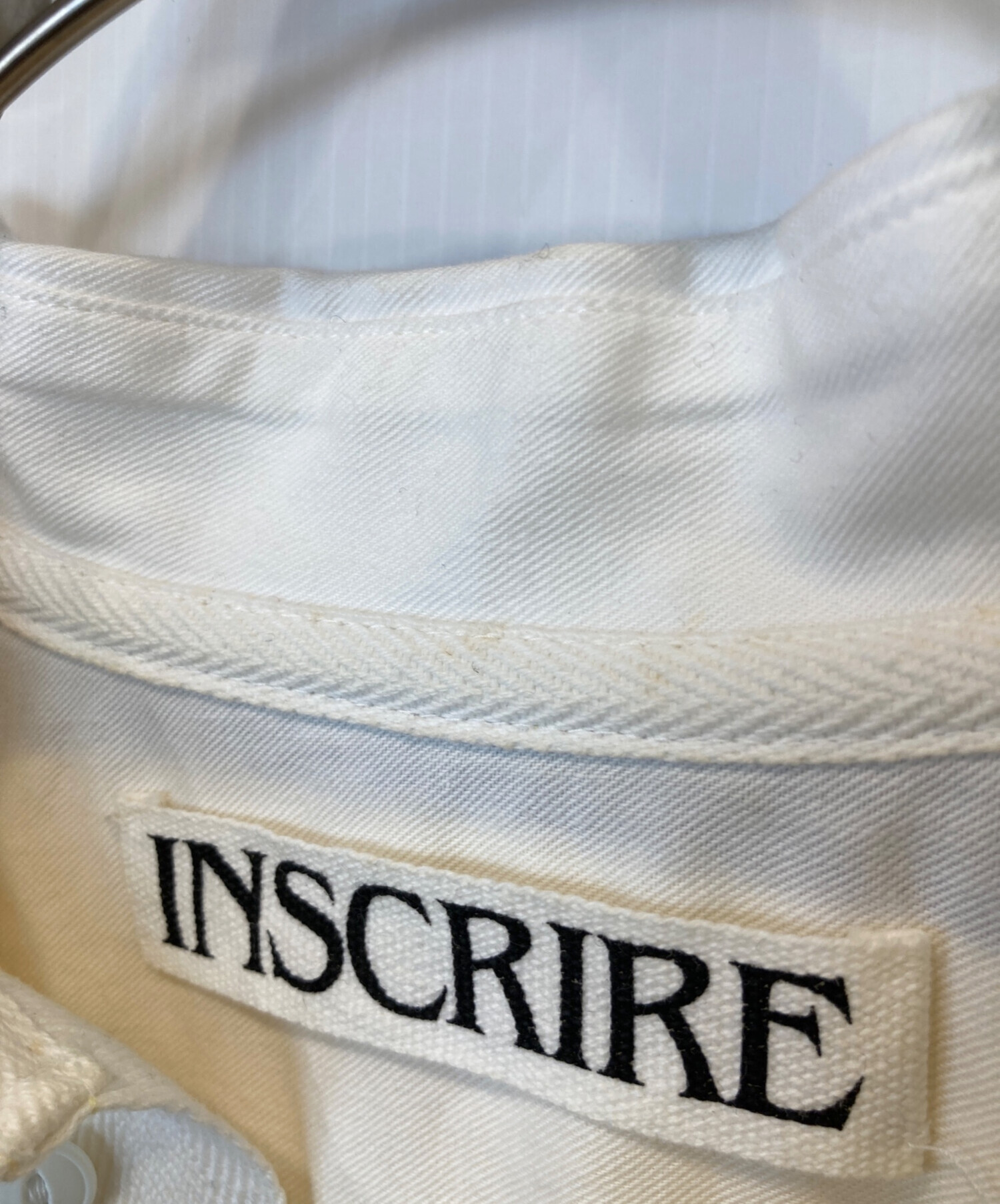 中古・古着通販】INSCRIRE (アンスクリア) ボーダーラガーシャツ I18AW