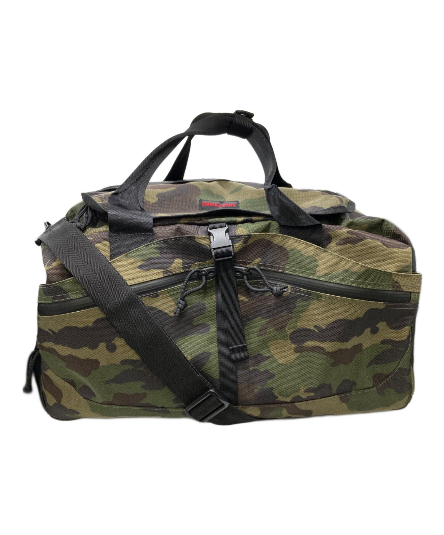 未使用　BRIEFING 2way ボストンバッグ　カーキ　USA製 中古・古着通販】BRIEFING (ブリーフィング) 2WAY ボストンバッグ