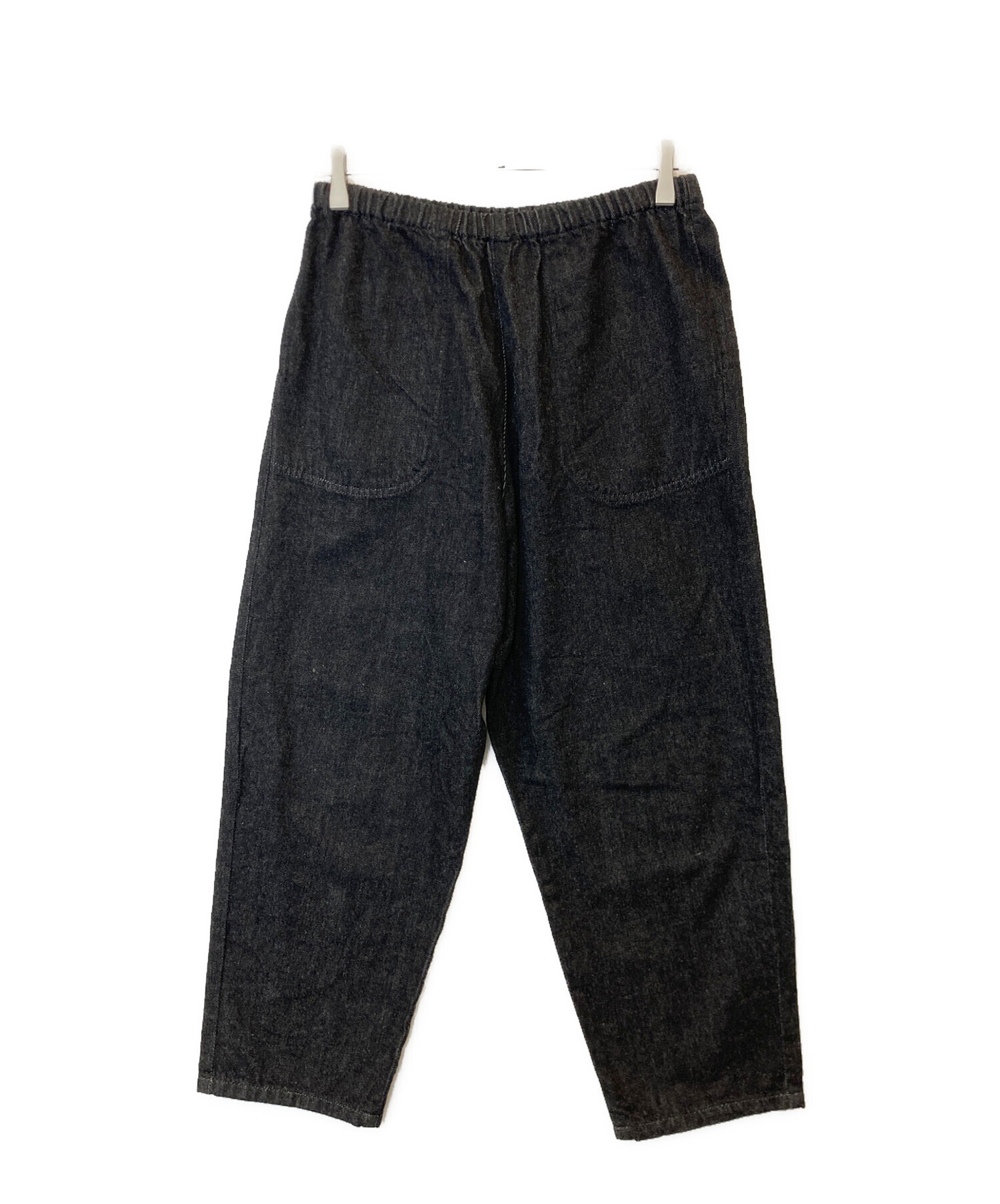 美品！ダントン（36）イージーパンツ　デニム　JD-2540YMN 黒 中古・古着通販】DANTON (ダントン) デニムイージーパンツ JD-2540
