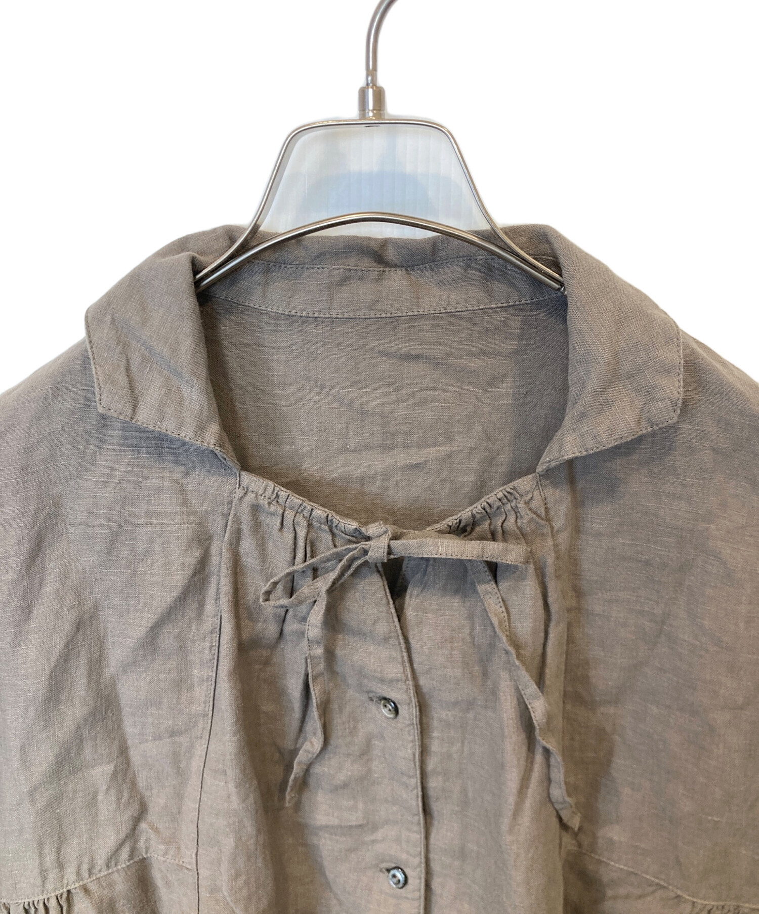 中古・古着通販】nest Robe (ネストローブ) リネンスクエアカラー