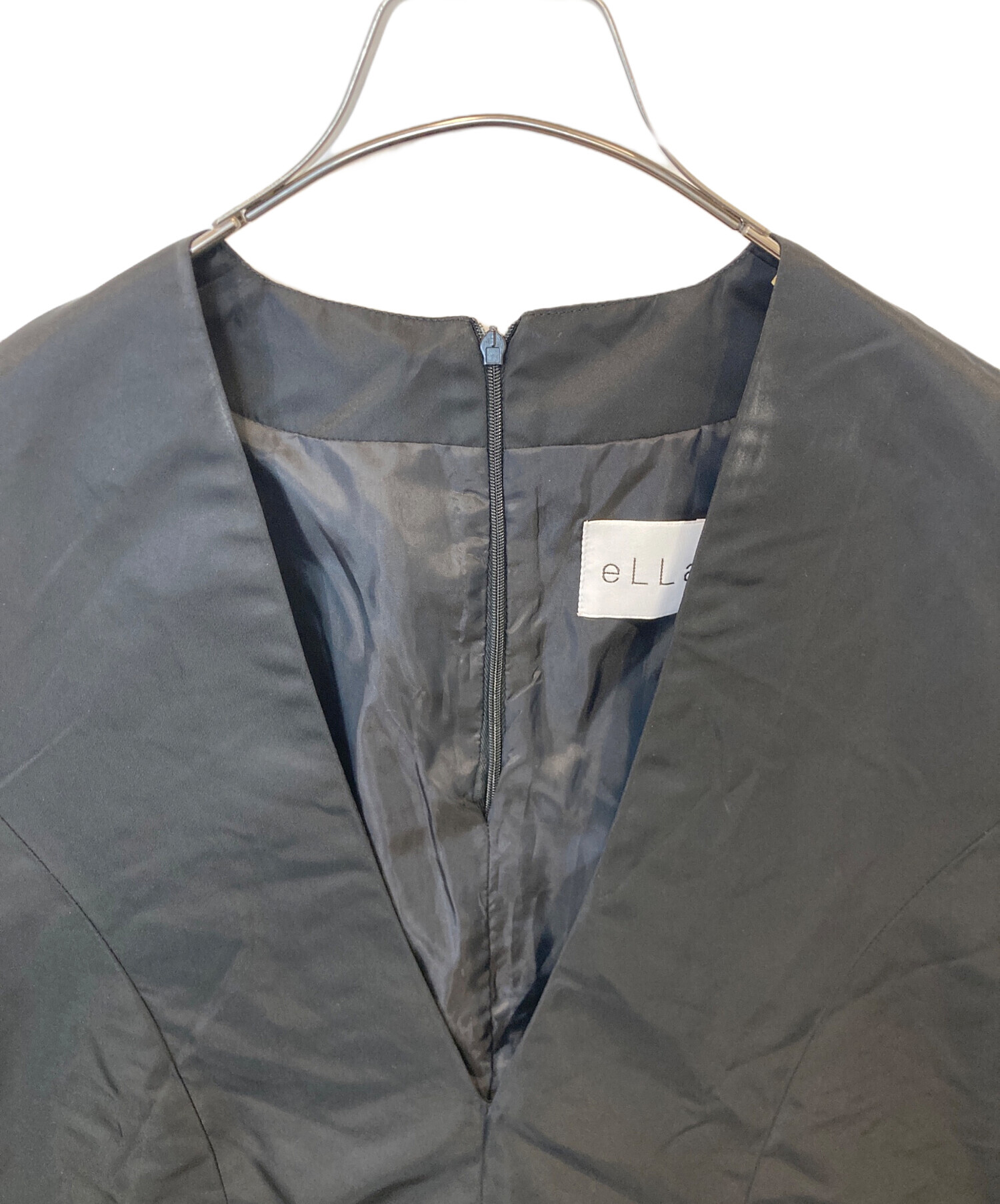 中古・古着通販】ELLA (エラ) ノースリーブナイロンワンピース 