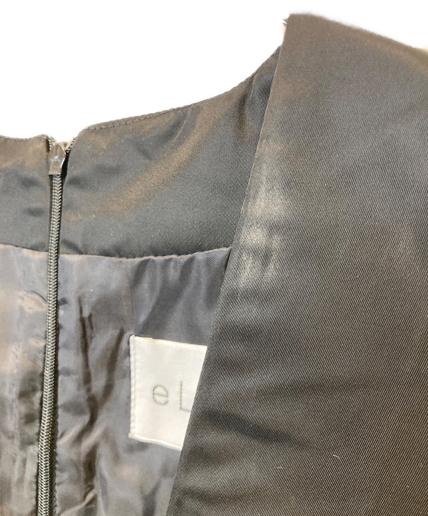 中古・古着通販】ELLA (エラ) ノースリーブナイロンワンピース 