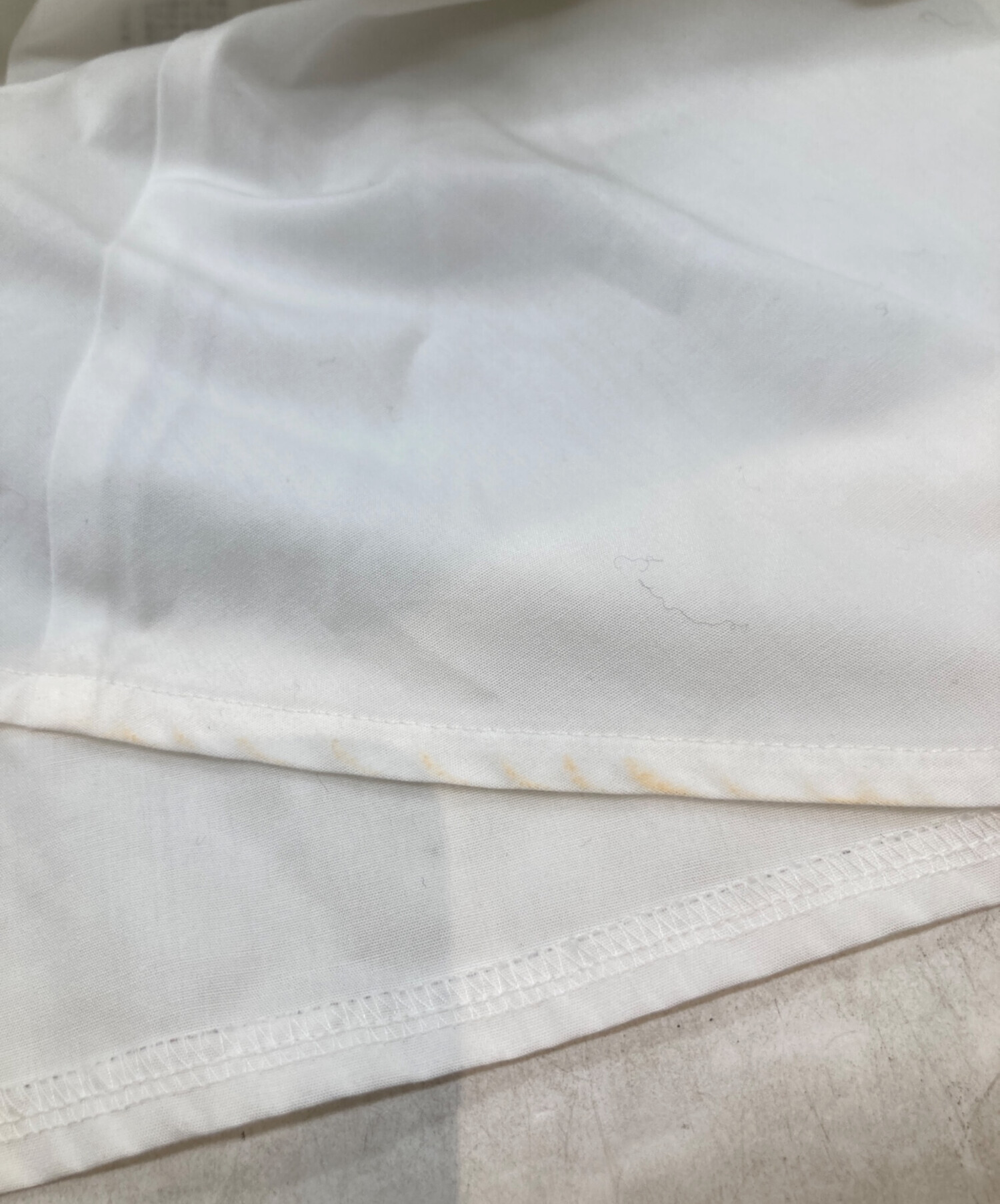 中古・古着通販】Cen. (セン) 袖リボンキリカエタックブラウス シャツ 
